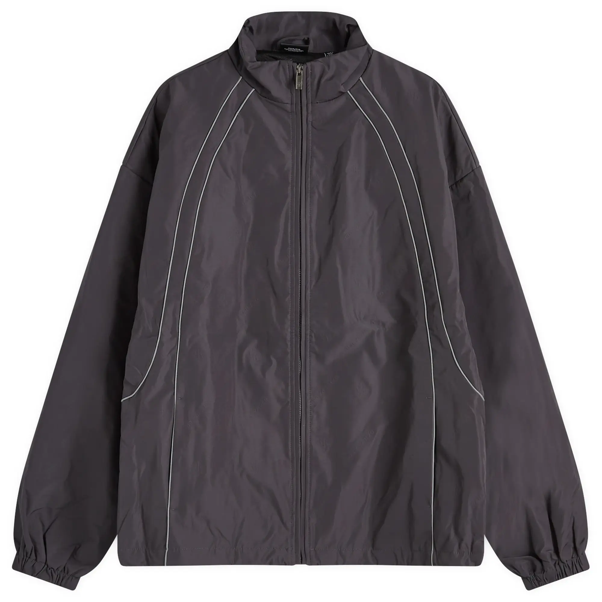Daily Paper Men's Taye Logo Track Jacket Obsidian Black
