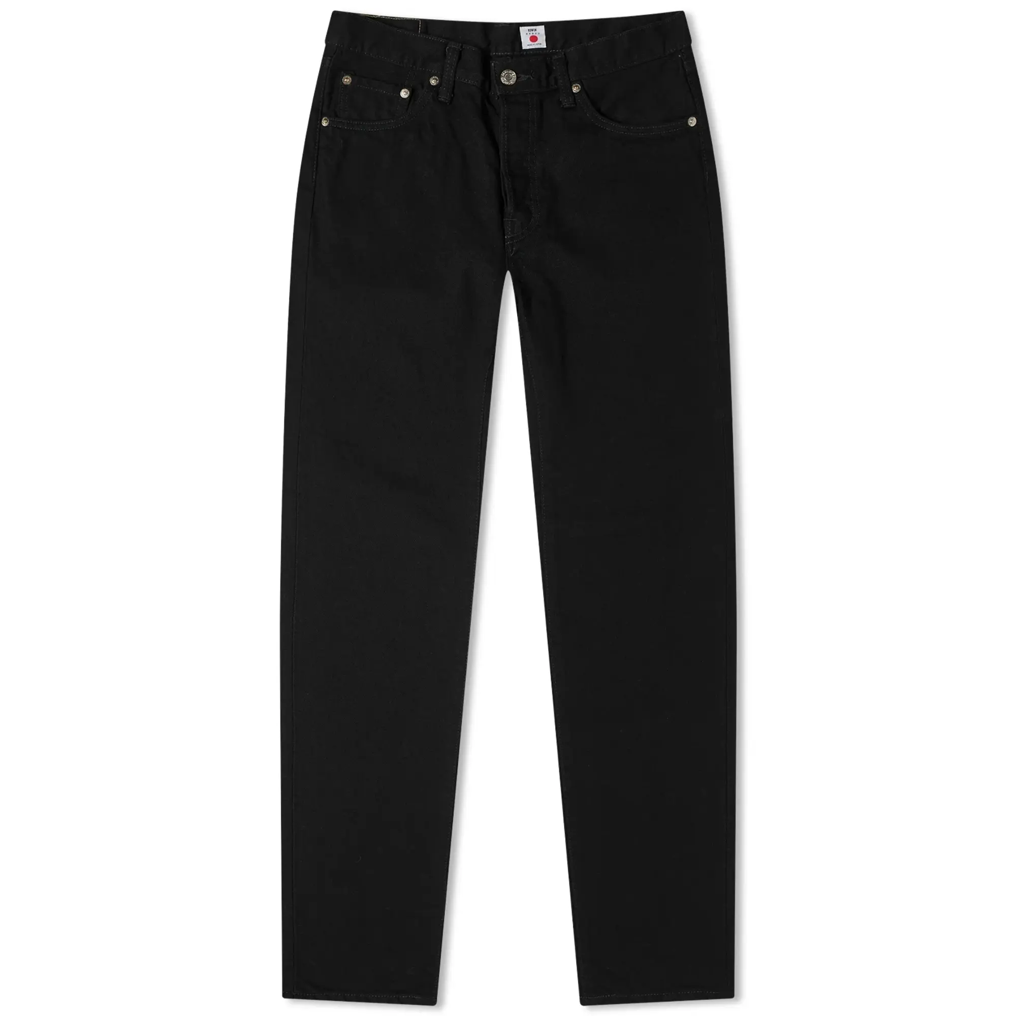 Edwin Men's Slim Tapered Jean Black Unwashed