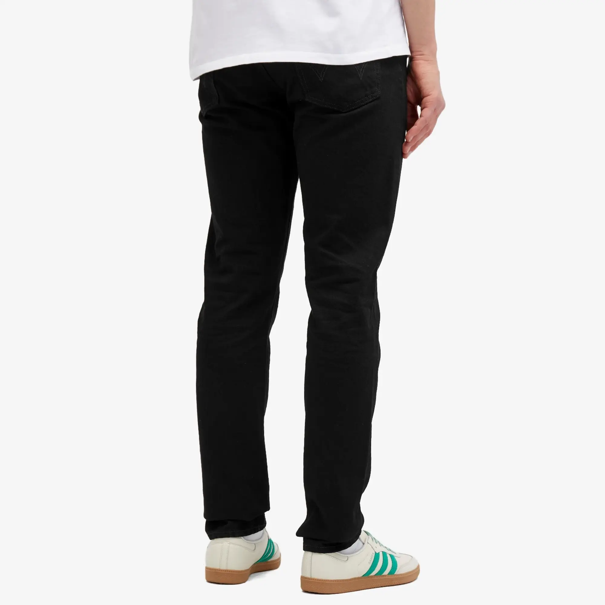 Edwin Men's Slim Tapered Jean Black Unwashed