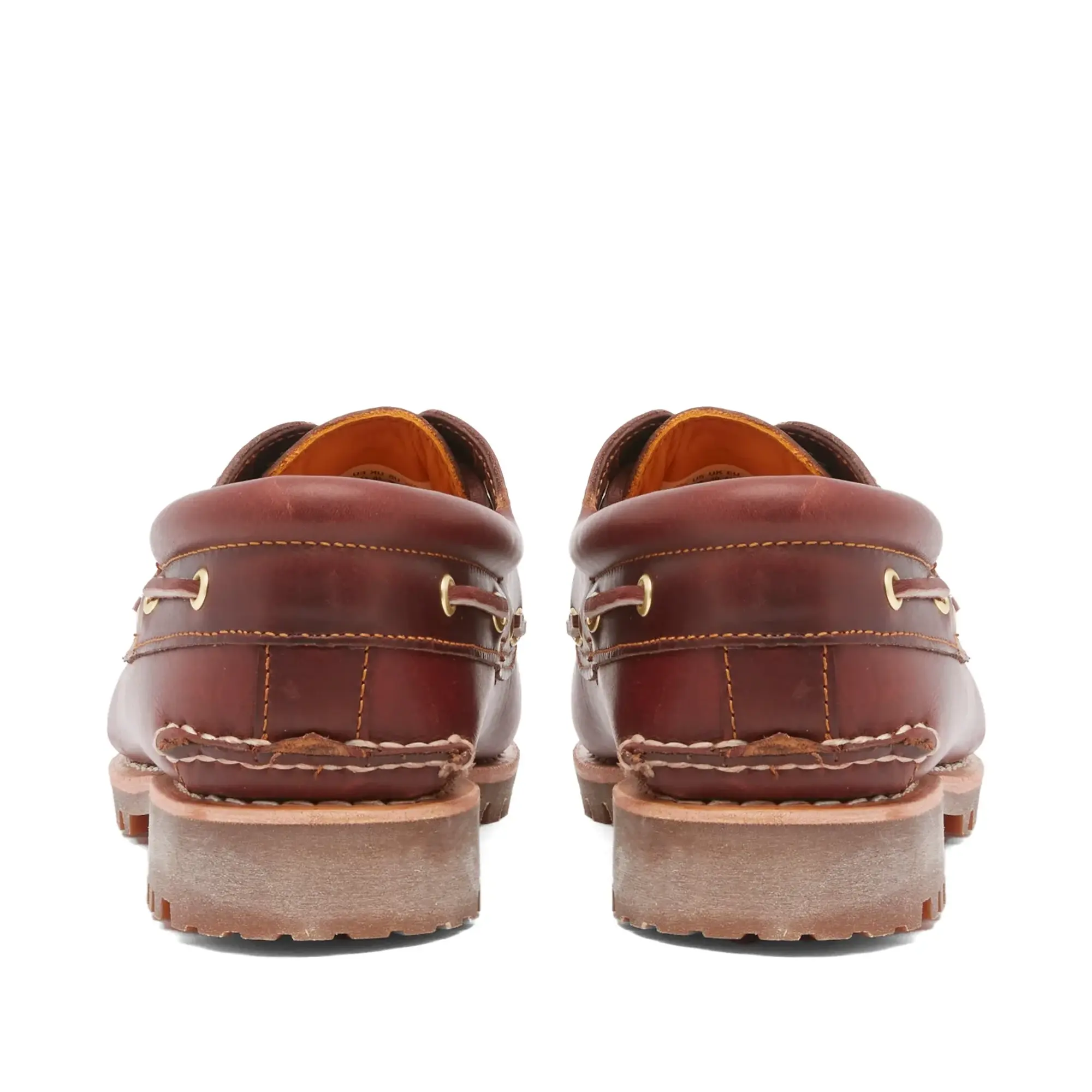 Timberland Men's 3-Eye Classic Lug Shoe Burgundy Full Grain