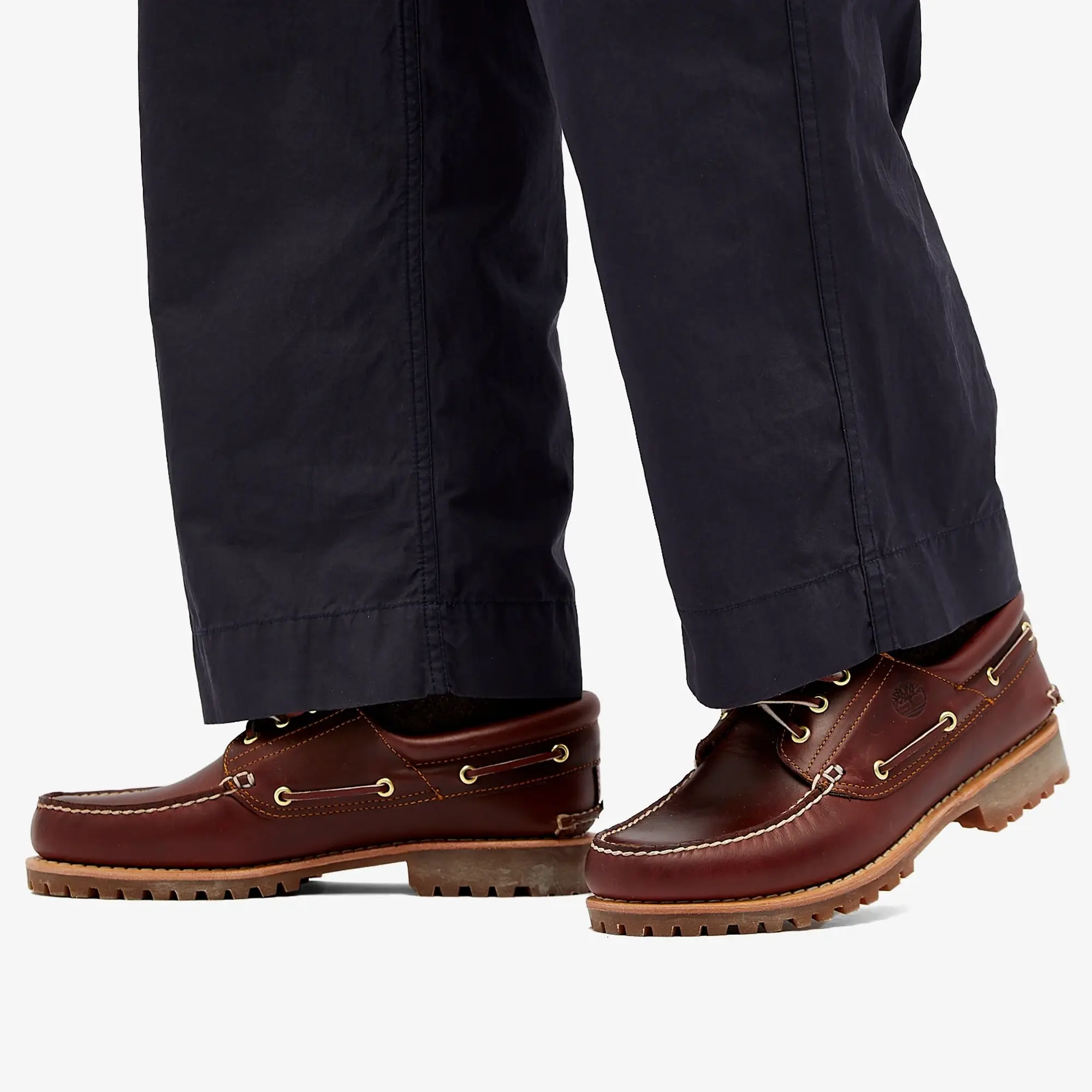 Timberland Men's 3-Eye Classic Lug Shoe Burgundy Full Grain