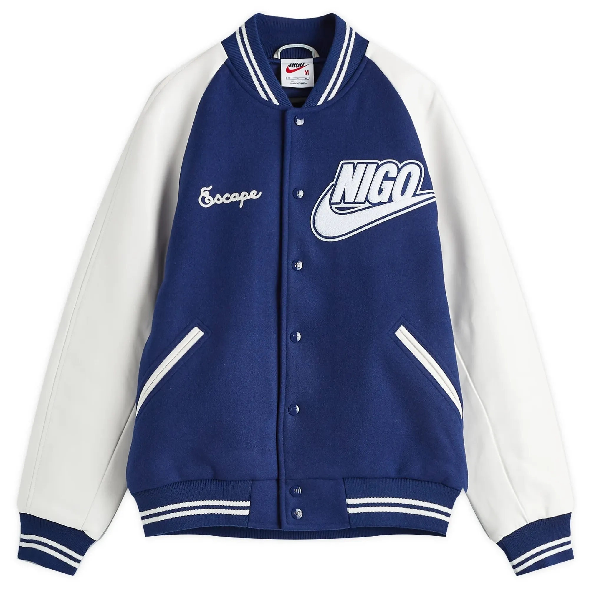 Nike x Nigo Varsity Jacket Blue/White