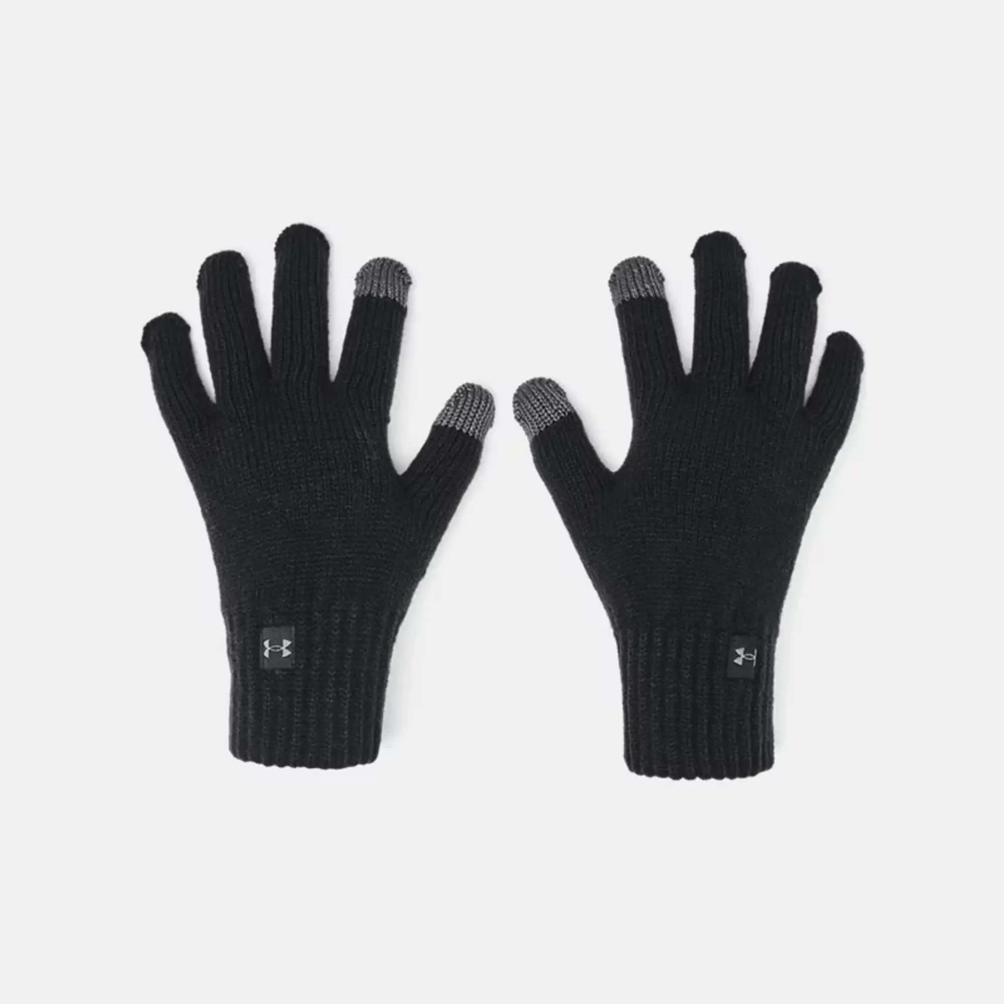 Women's  Under Armour  Halftime Gloves Black / Castlerock S/M