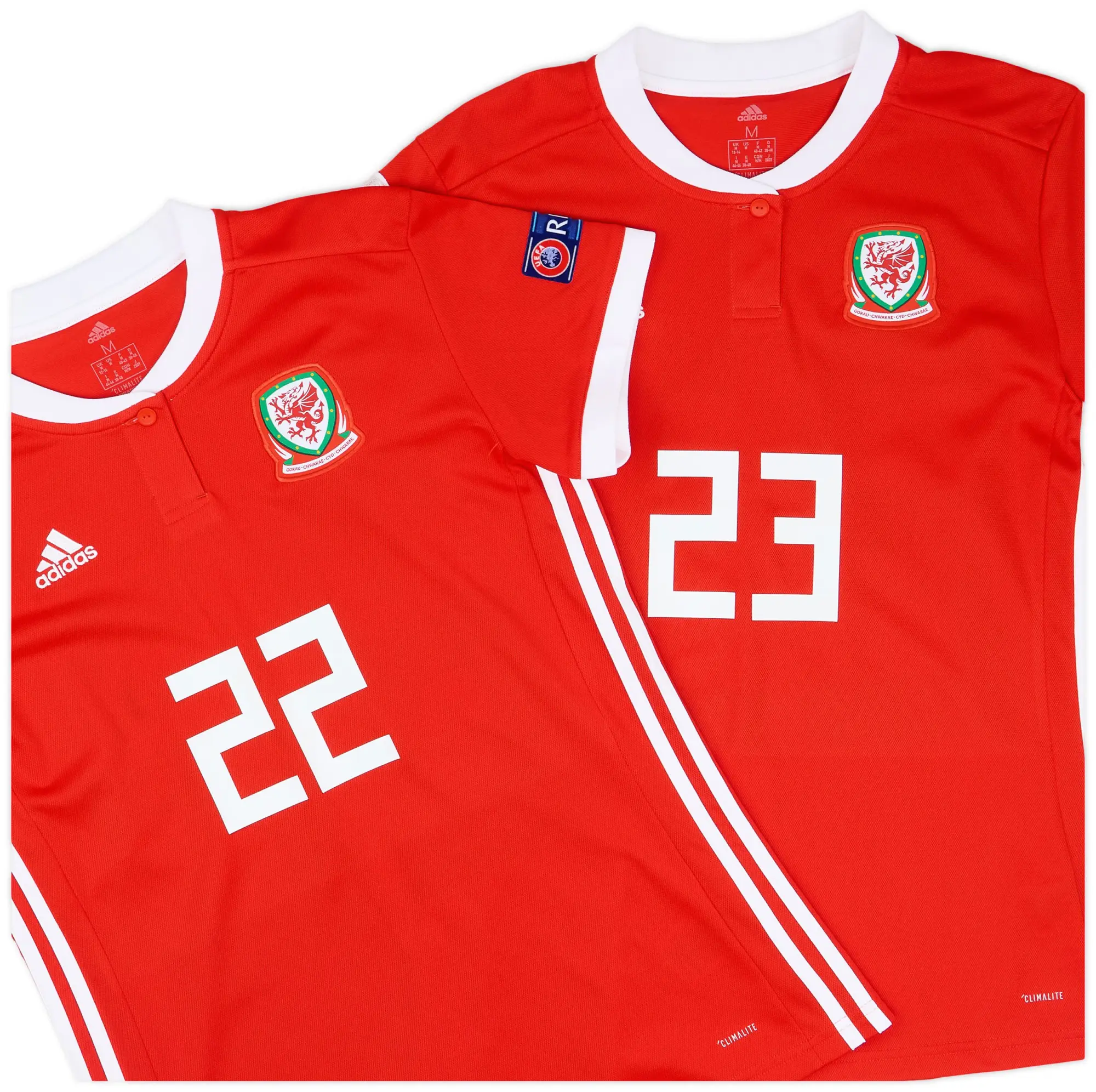 adidas 2018 19 Wales Women s Player Issue Home Shirt 7 10 UK 14 CW5293 FOOTY.COM