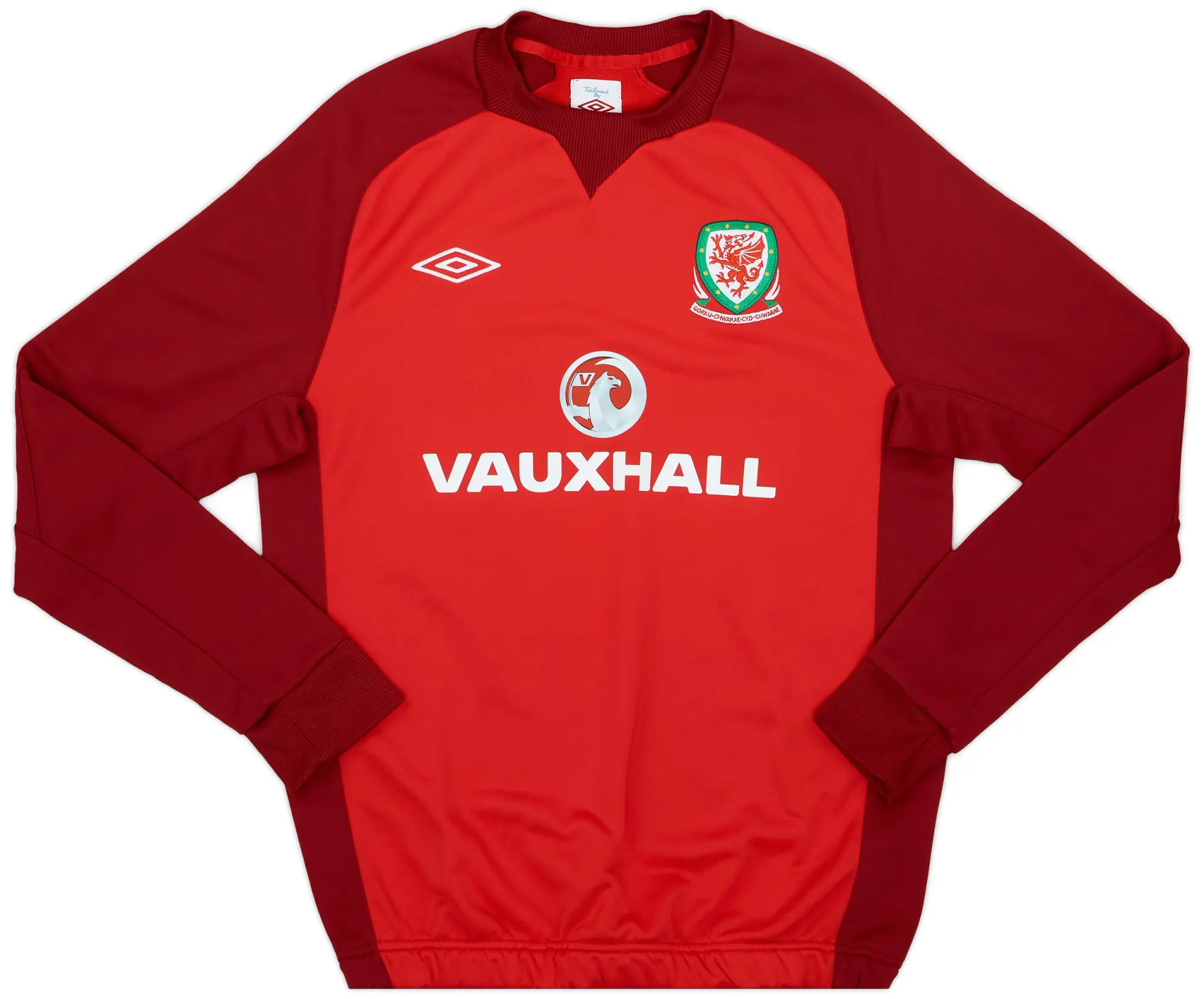 2012-13 Wales Umbro Training Sweat Top - 7/10 - (S)