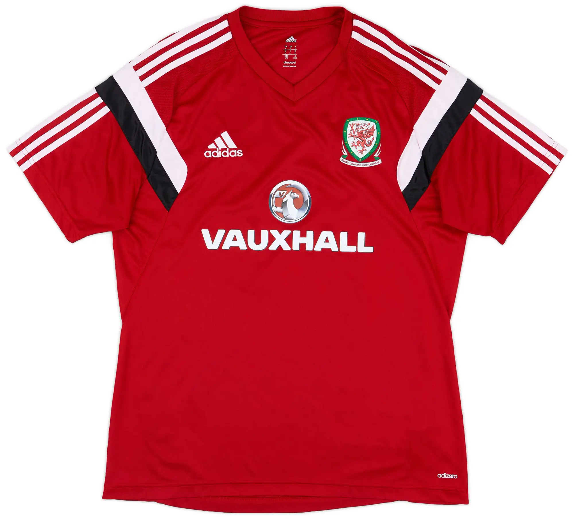 2014-15 Wales adidas Training Shirt - 5/10 - (M)