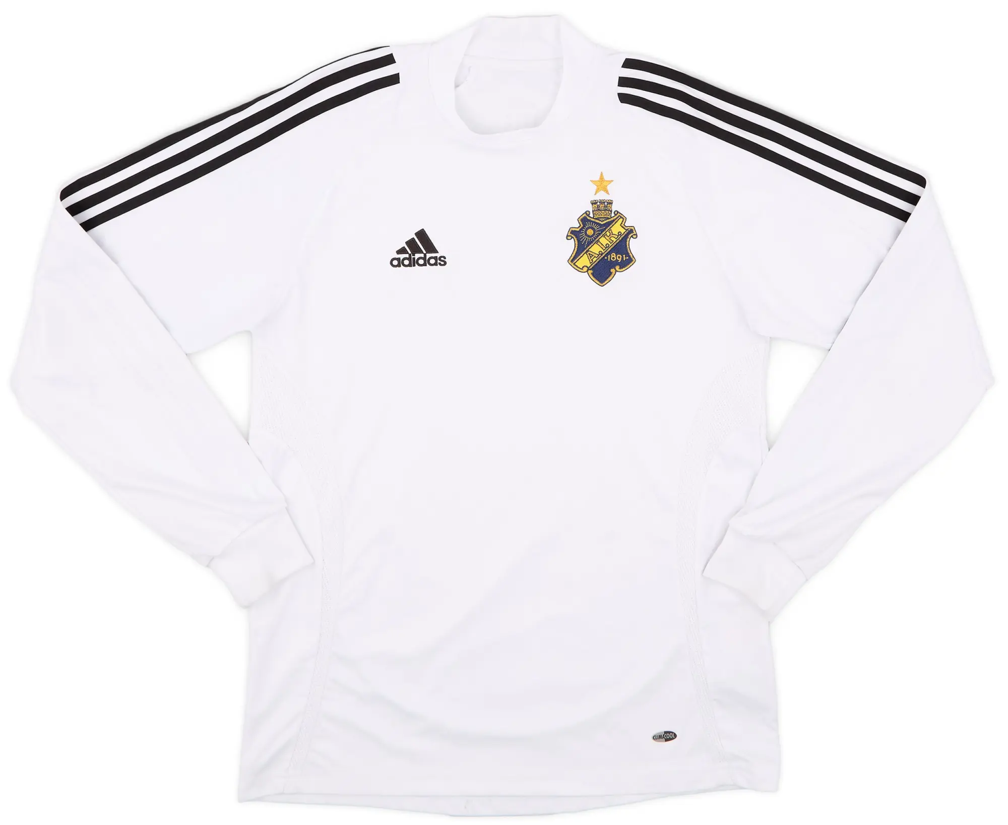 adidas 2007-09 AIK Stockholm Away L/S Shirt - 7/10 - (XL.Boys)