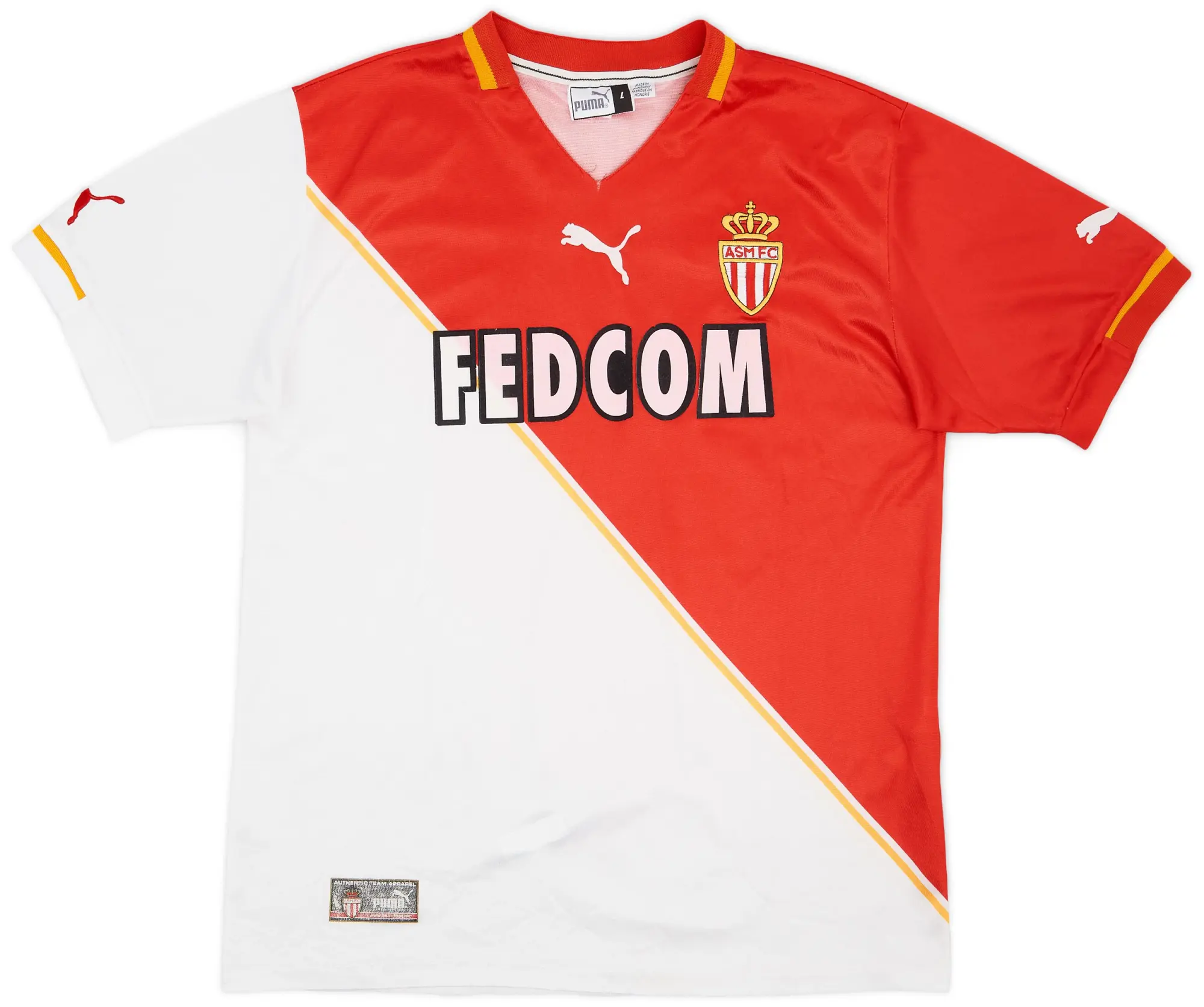 Puma 2001-02 Monaco Home Shirt - 5/10 - (L)