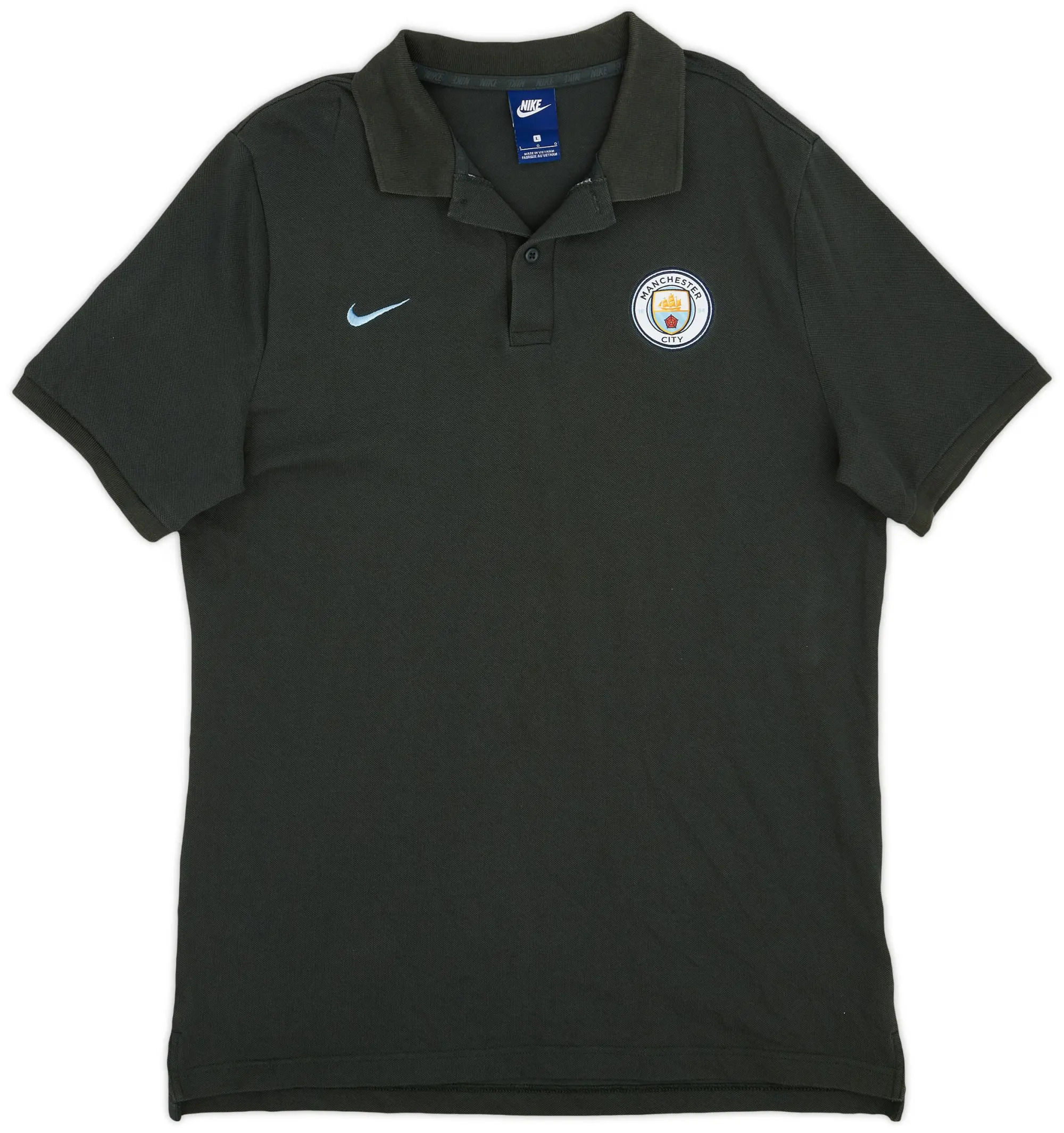 2017-18 Manchester City Nike Polo Shirt - 9/10 - (L)