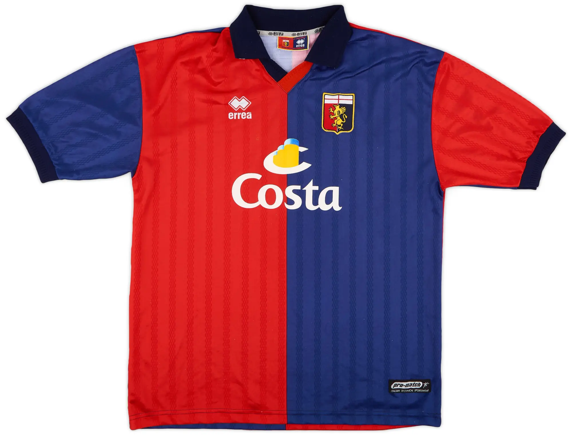 Errea 2002-03 Genoa Home Shirt - 8/10 - (XXL)