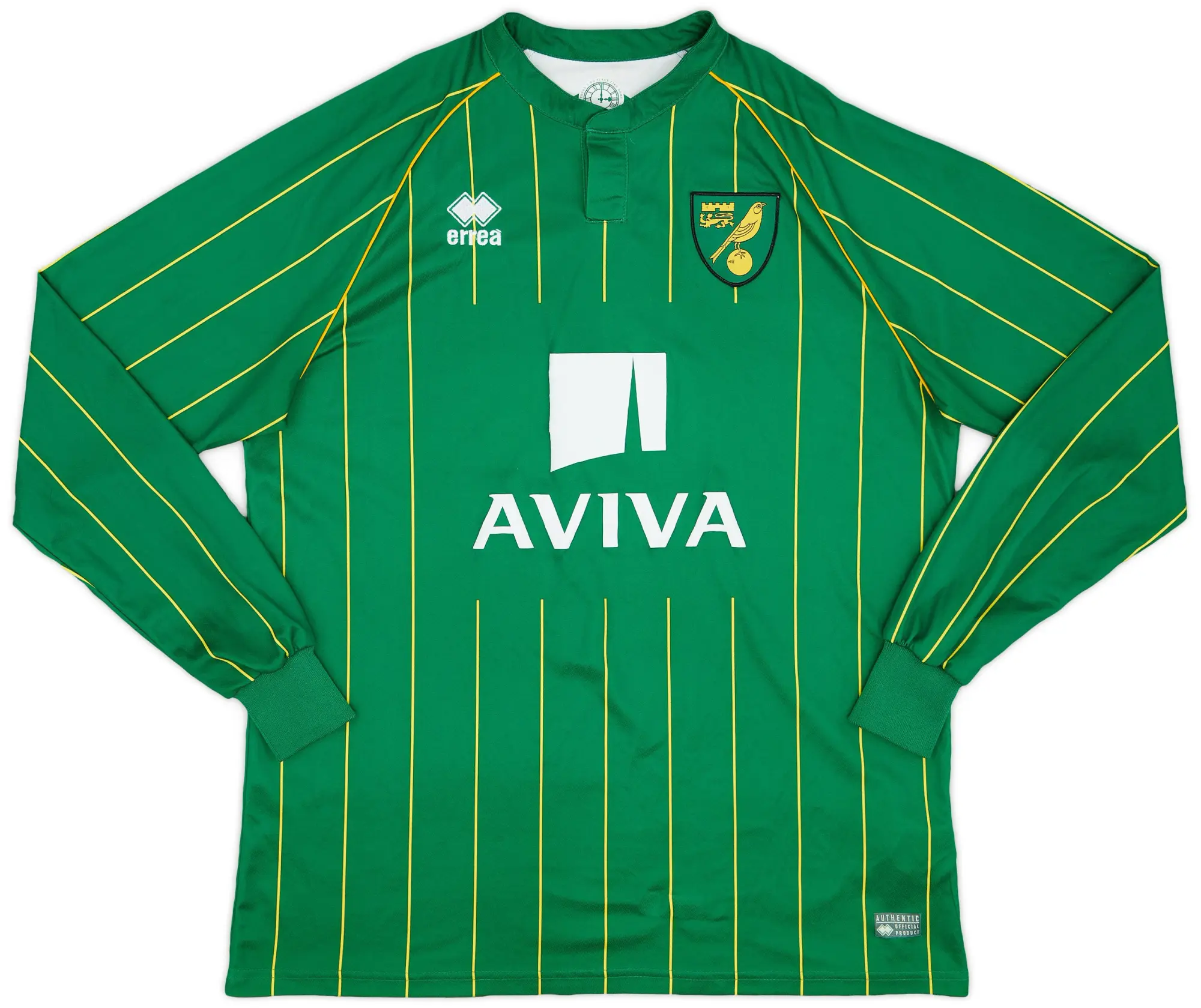 Errea 2015-16 Norwich Away Shirt - 9/10 - (3XL)