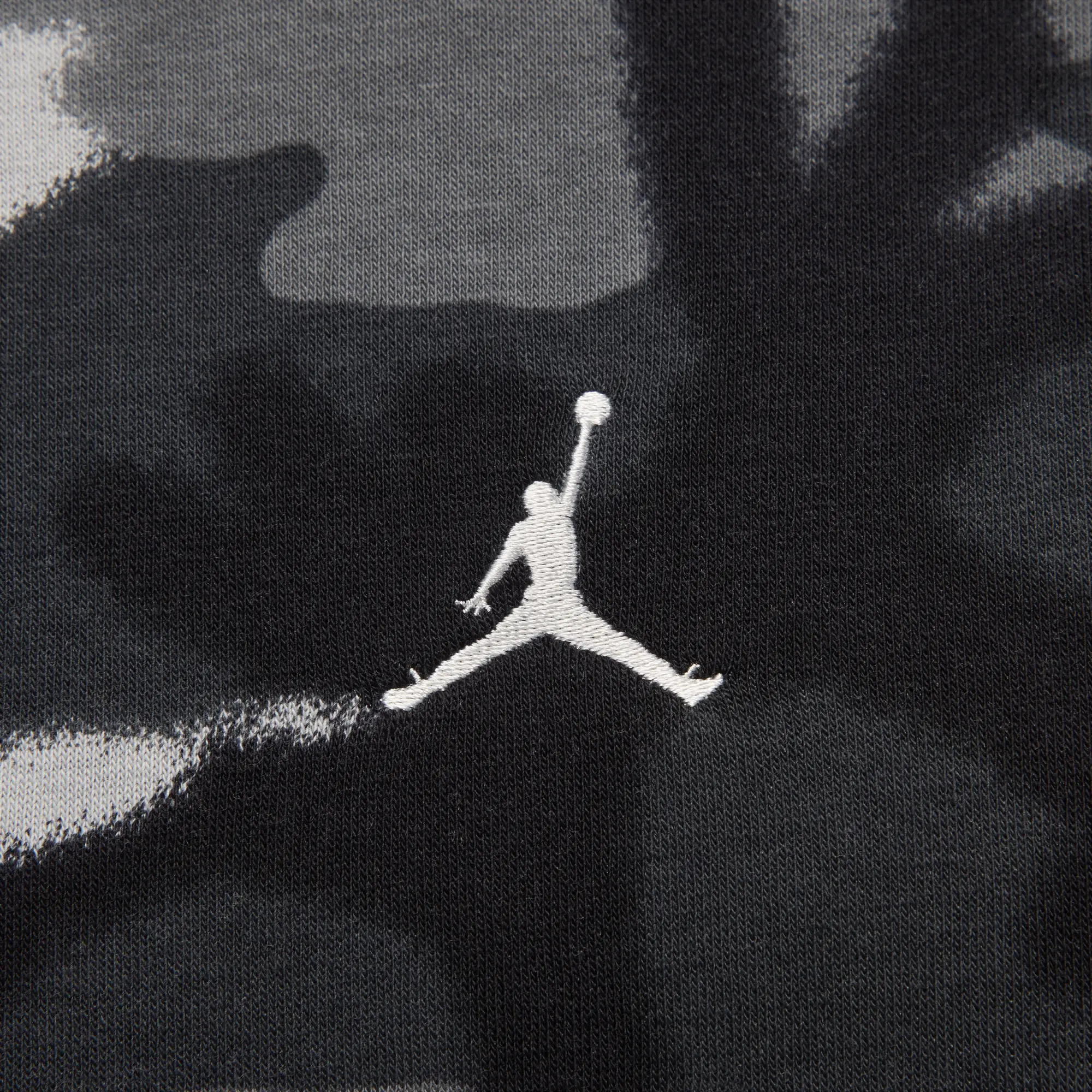 Nike Jordan MVP Men's Camo Pullover Hoodie - Black - Cotton/Polyester