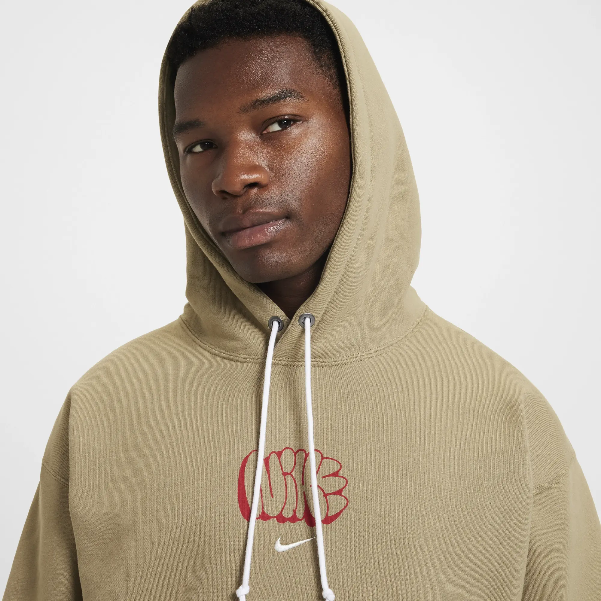 Nike Solo Fleece Hoodie Olive/Sail