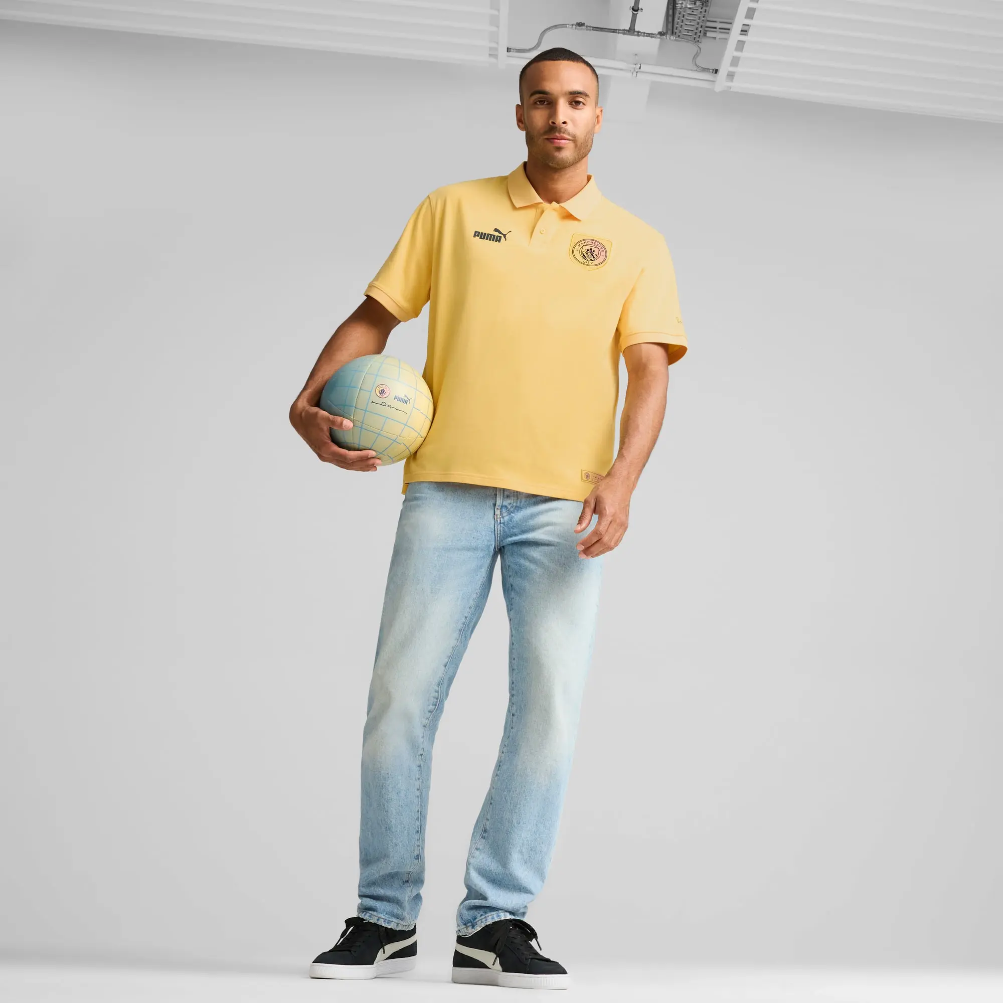 PUMA Manchester City Ng Polo Shirt Men, Flaxen