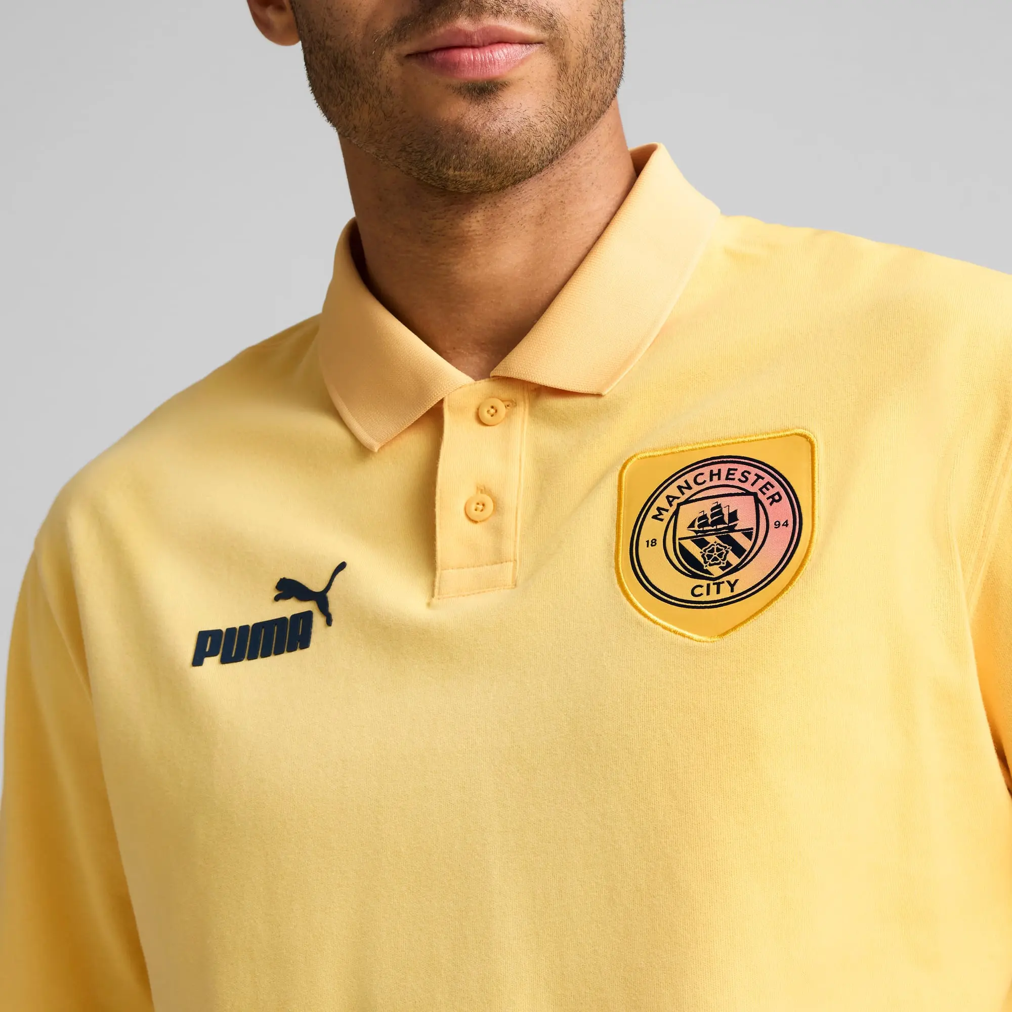 PUMA Manchester City Ng Polo Shirt Men, Flaxen