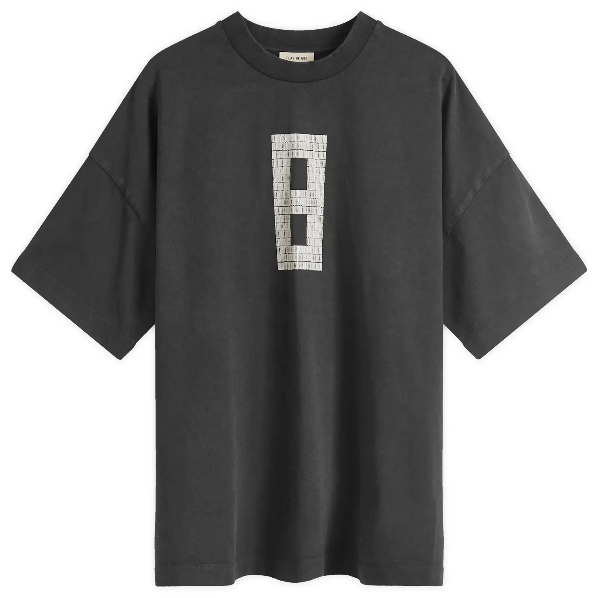 Fear of God Men's 8 Print Short Sleeved T-Shirt Black
