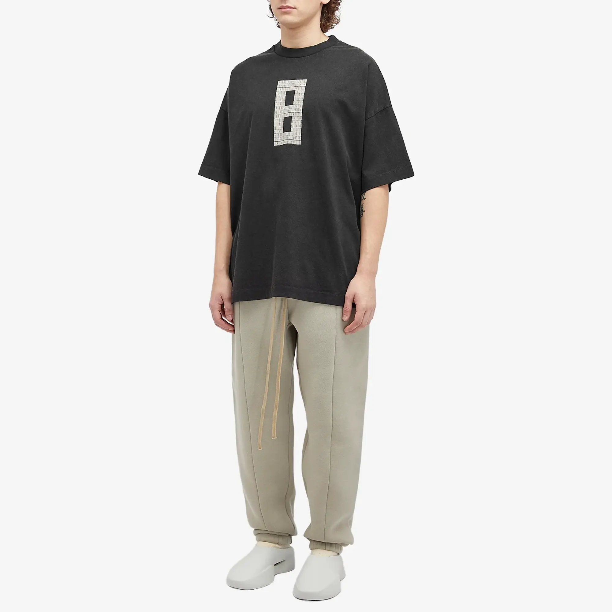 Fear of God Men's 8 Print Short Sleeved T-Shirt Black