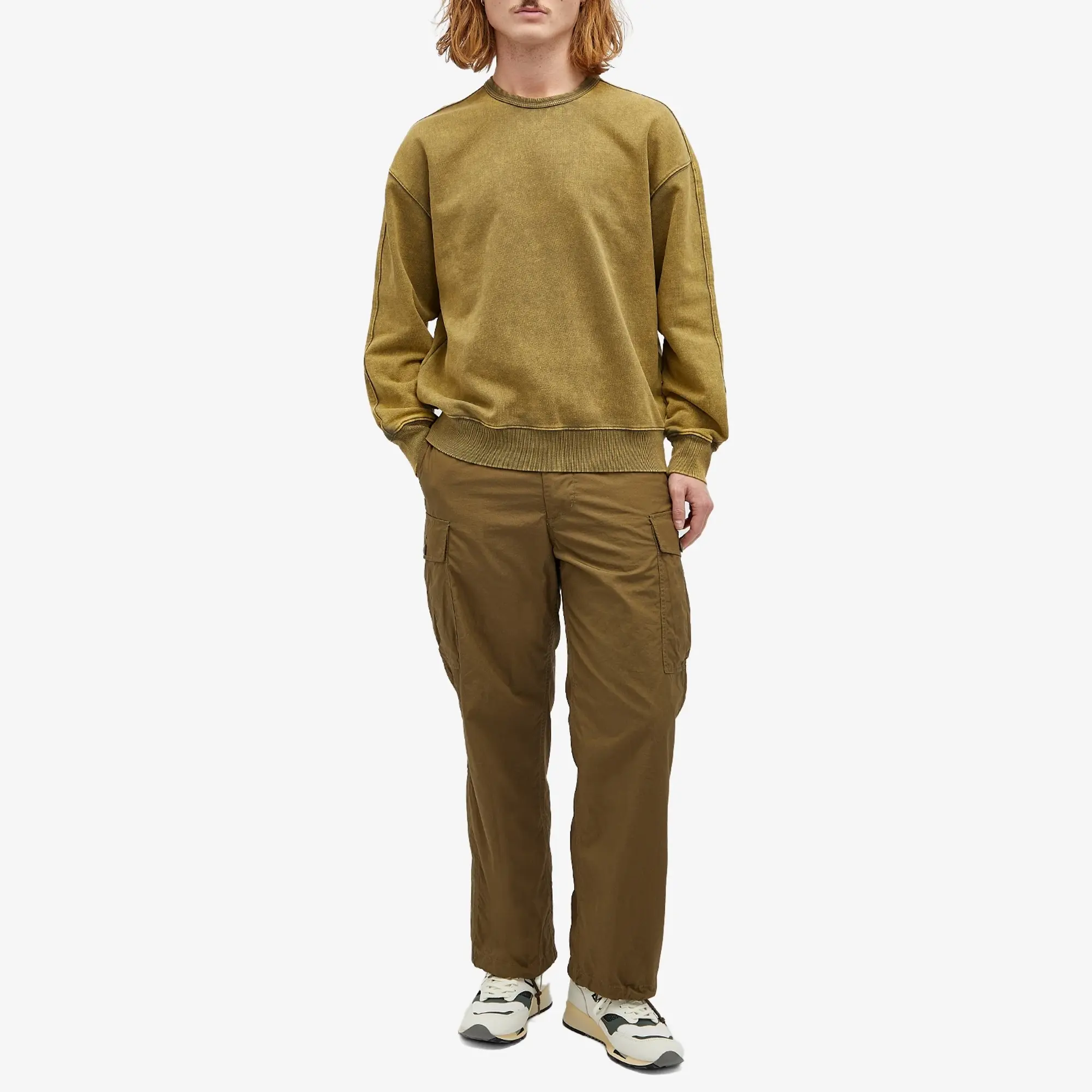 FrizmWORKS Men's OG Vintage Crew Sweat Olive
