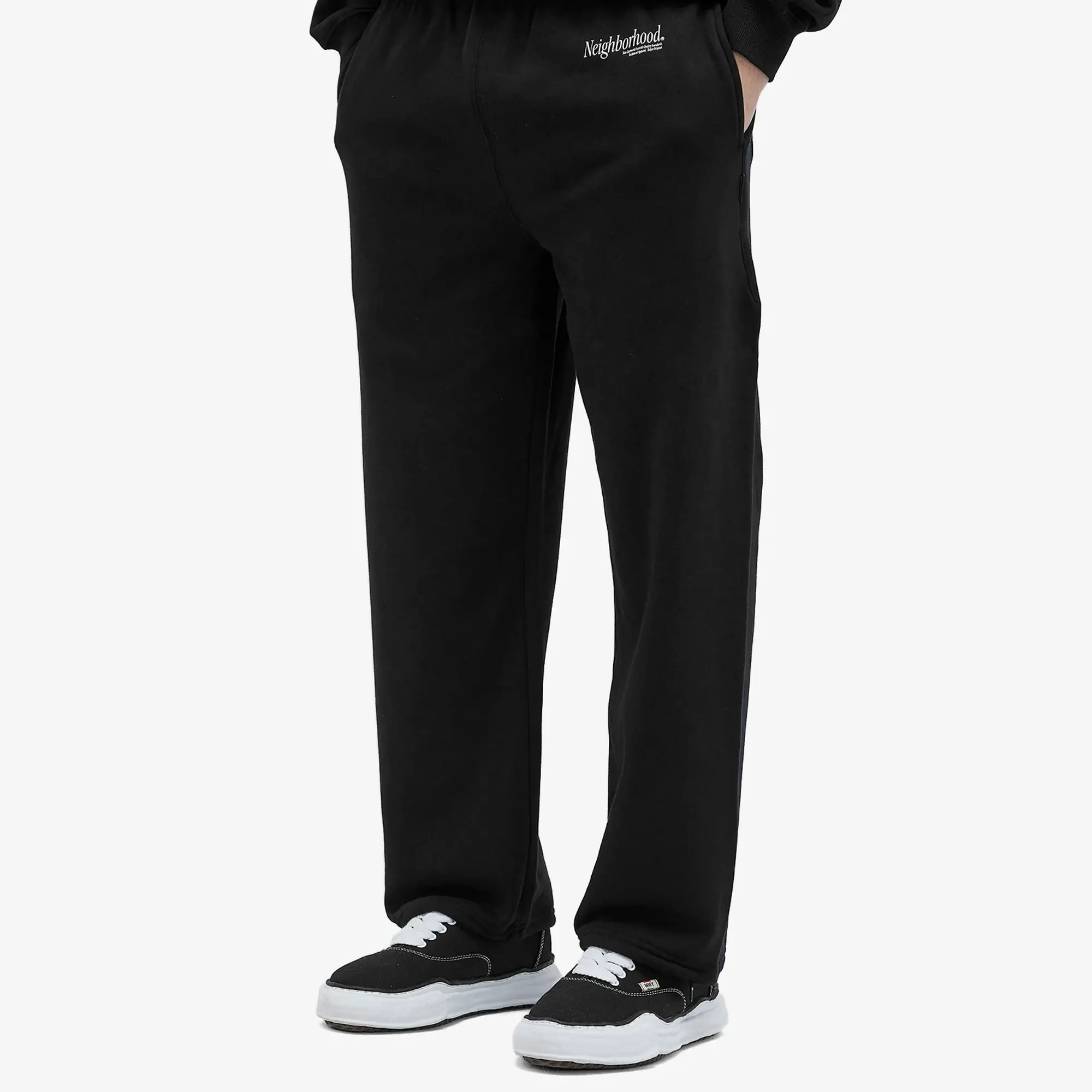 Neighborhood Men's Home Jogger Sweatshirt Set Black