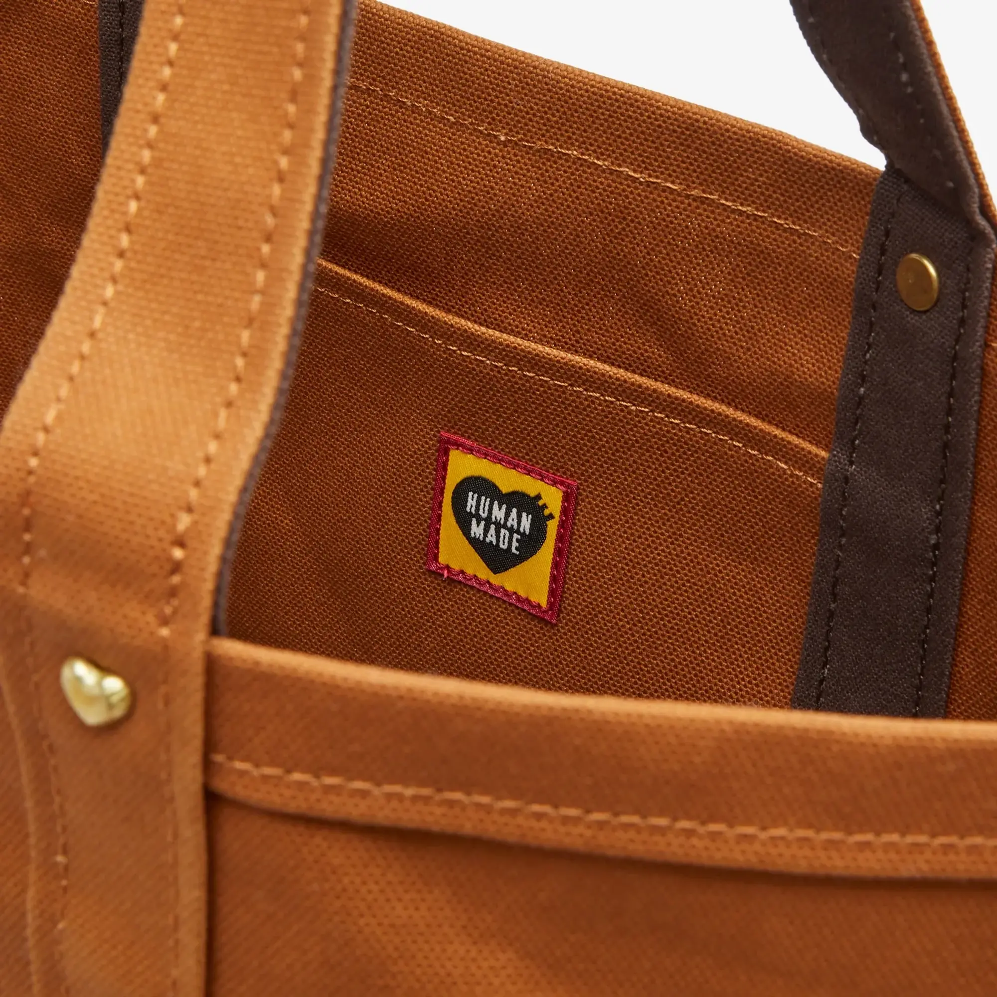 Human Made Men's Duck Canvas Tote Bag Brown