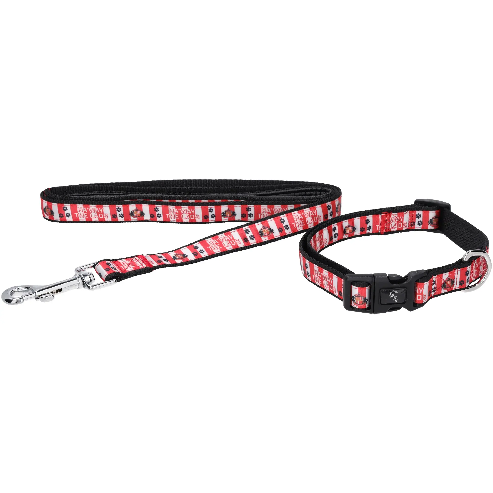 Fanatics Unlabeled Sunderland Dog Collar and Lead - Medium