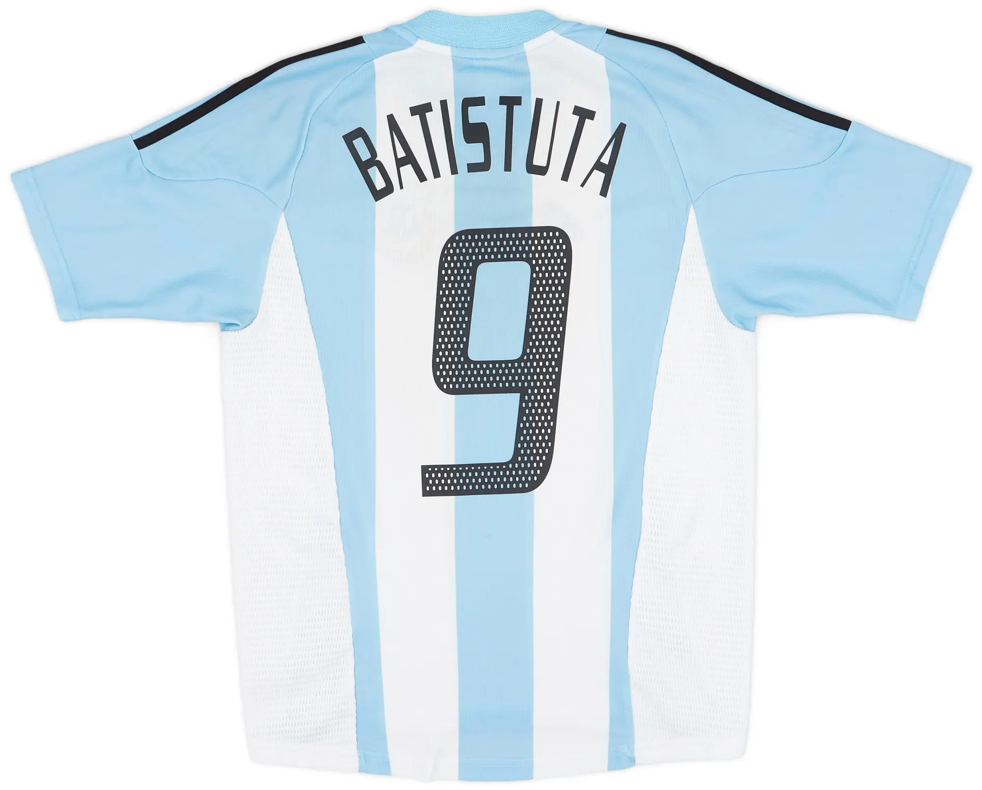 adidas 2002-04 Argentina Home Shirt Batistuta #9 - 7/10 - (S)