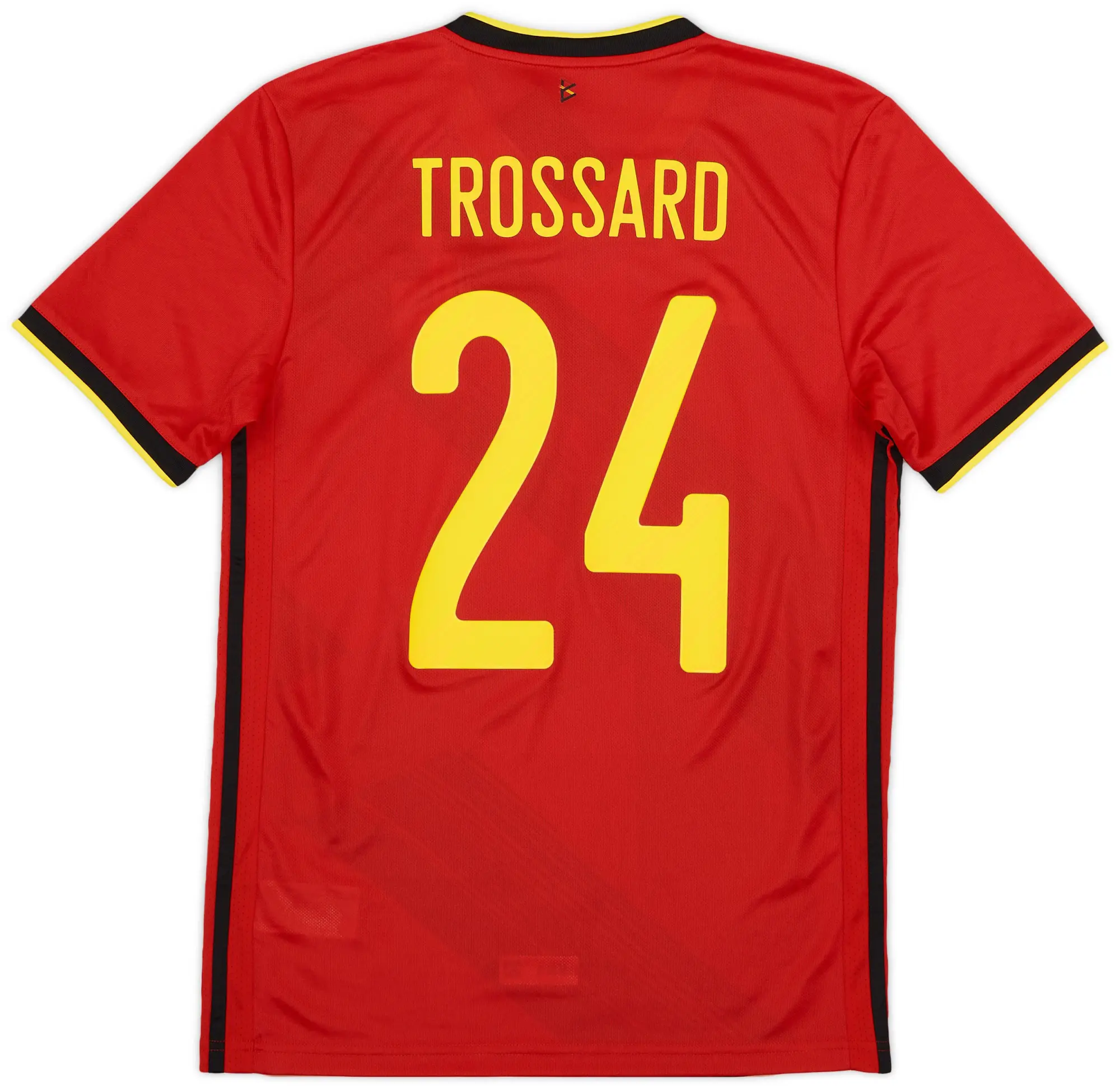 adidas 2020-21 Belgium Home Shirt Trossard #24 (S)