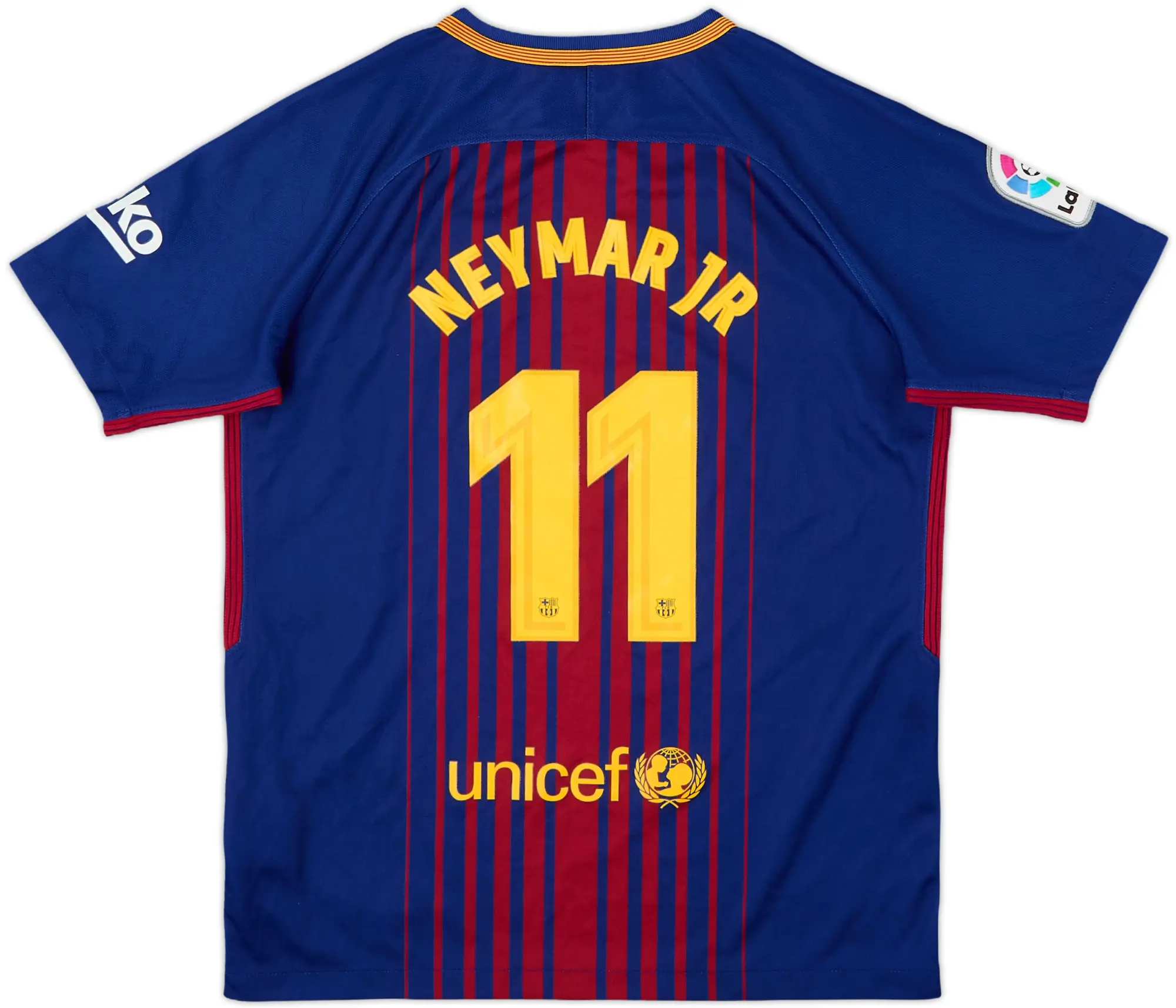 Nike 2017-18 Barcelona Home Shirt A.Iniesta #8 - 8/10 - (L)