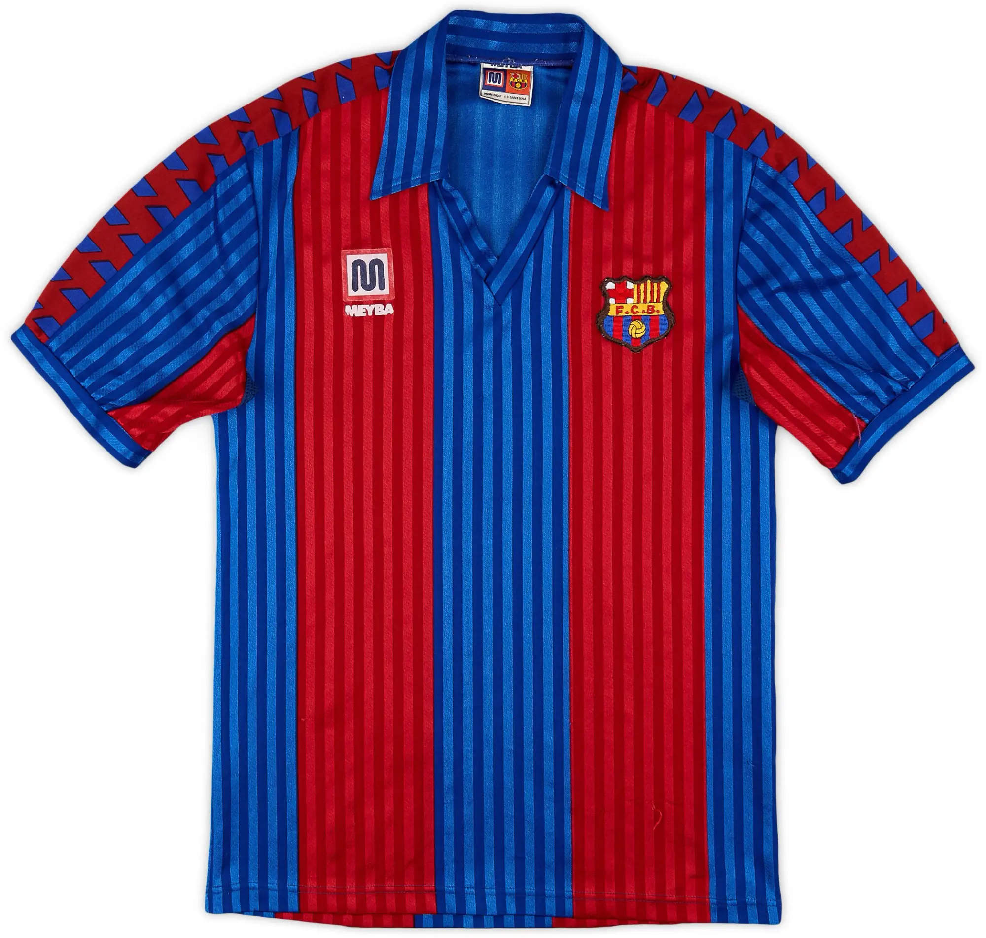 Meyba 1989-92 Barcelona Home Shirt - 7/10 - (S)