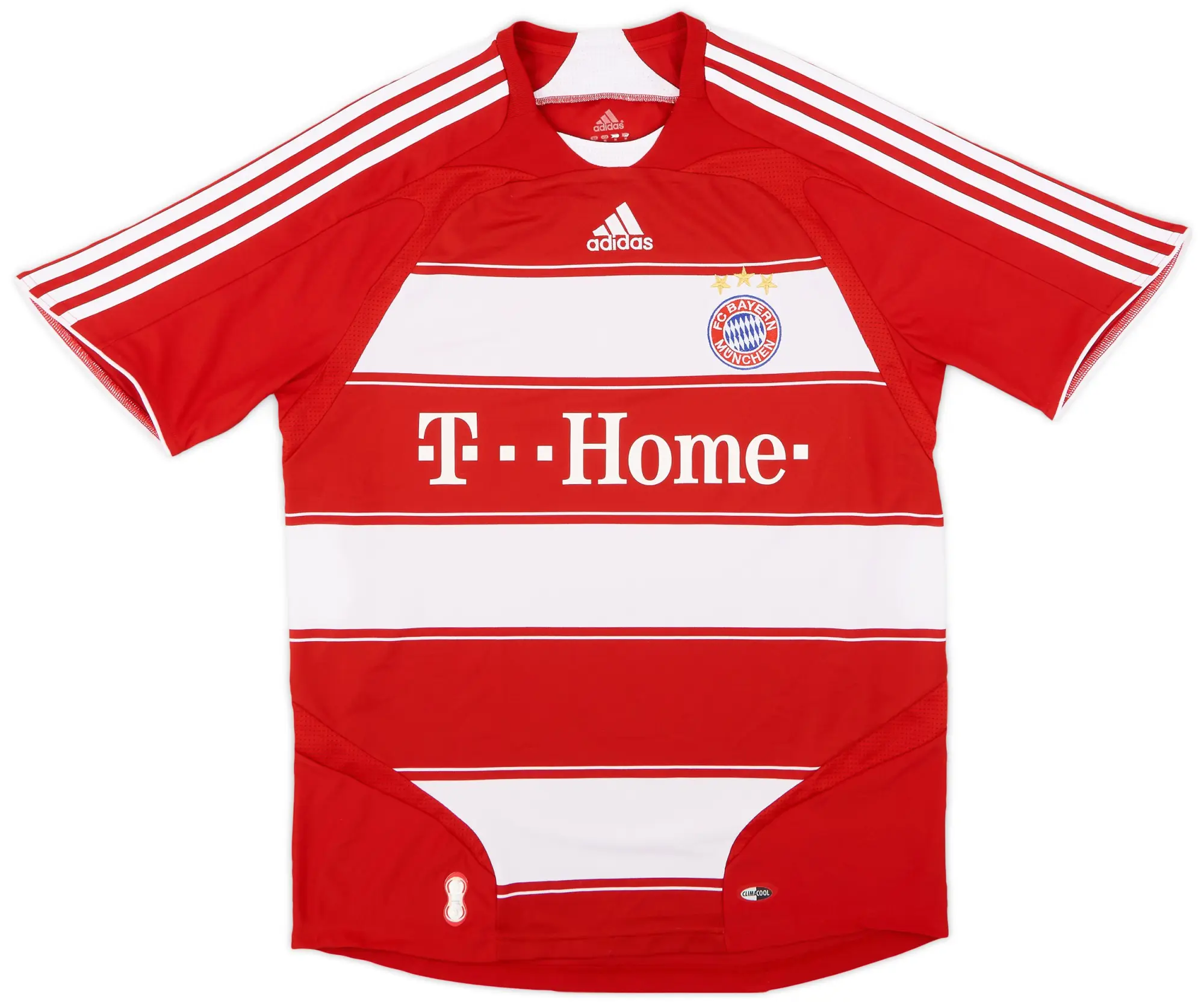 adidas 2007-08 Bayern Munich Home Shirt - 8/10 - (M)