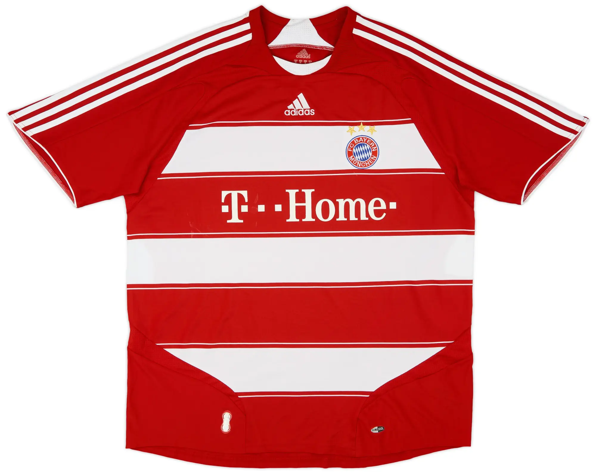 adidas 2007-08 Bayern Munich Home Shirt - 7/10 - (XL)