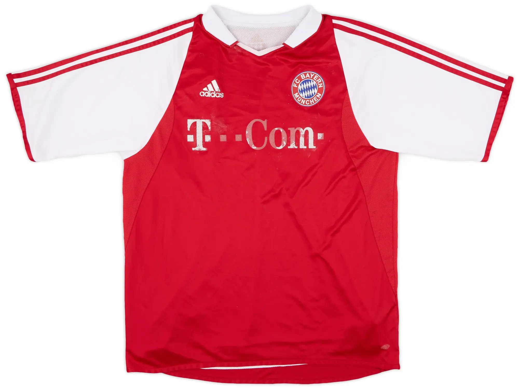 adidas 2004-05 Bayern Munich Player Issue Home Shirt - 4/10 - (XL)