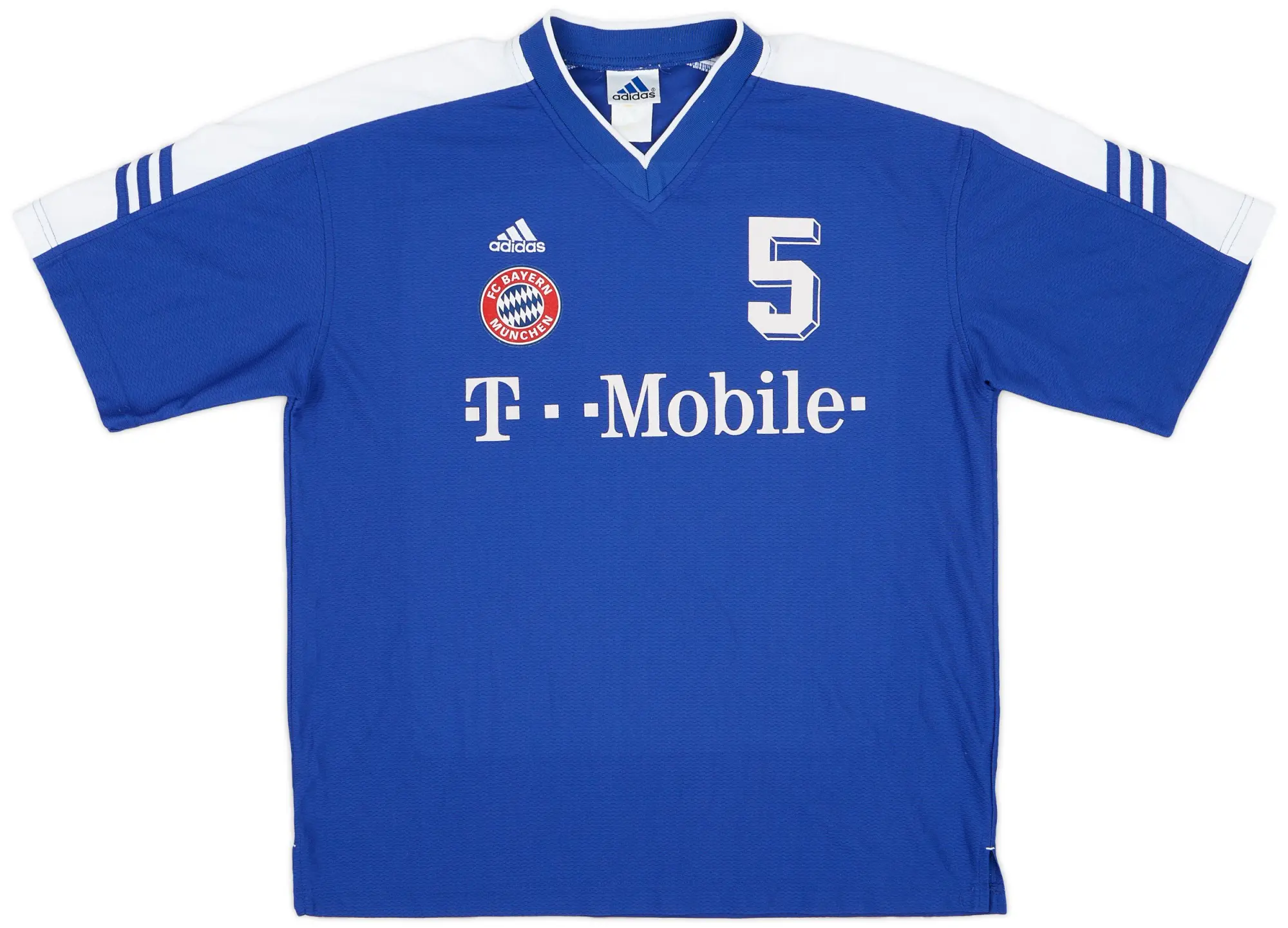 2002-03 Bayern Munich Player Issue adidas Training Shirt #5 - 8/10 - (M)