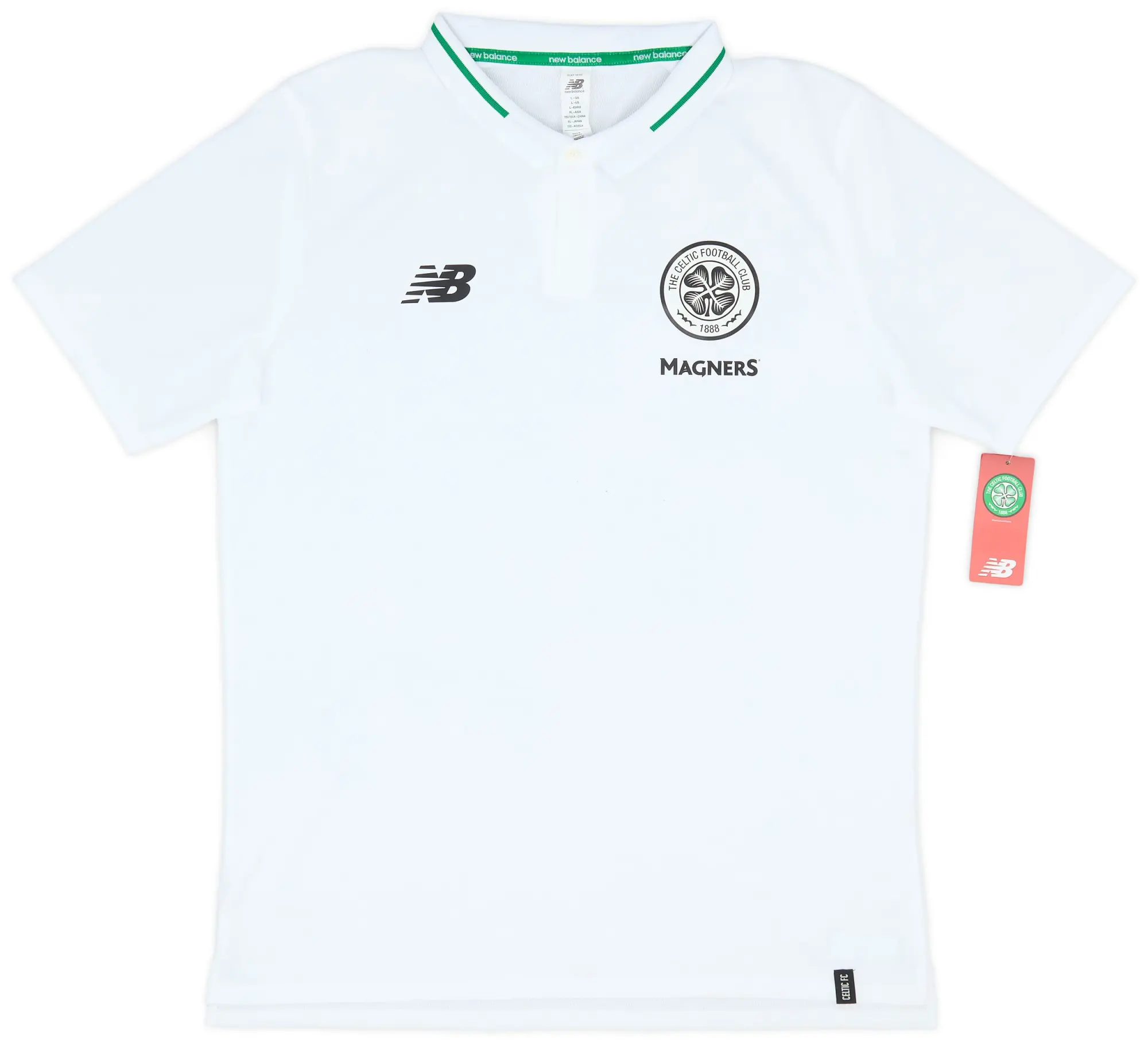 2018-19 Celtic New Balance Polo Shirt (L)
