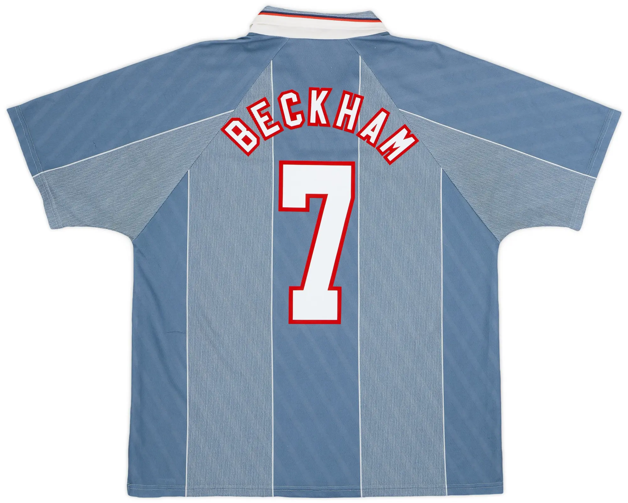 Umbro 1996-97 England Away Shirt Beckham #7 - 7/10 - (XL)