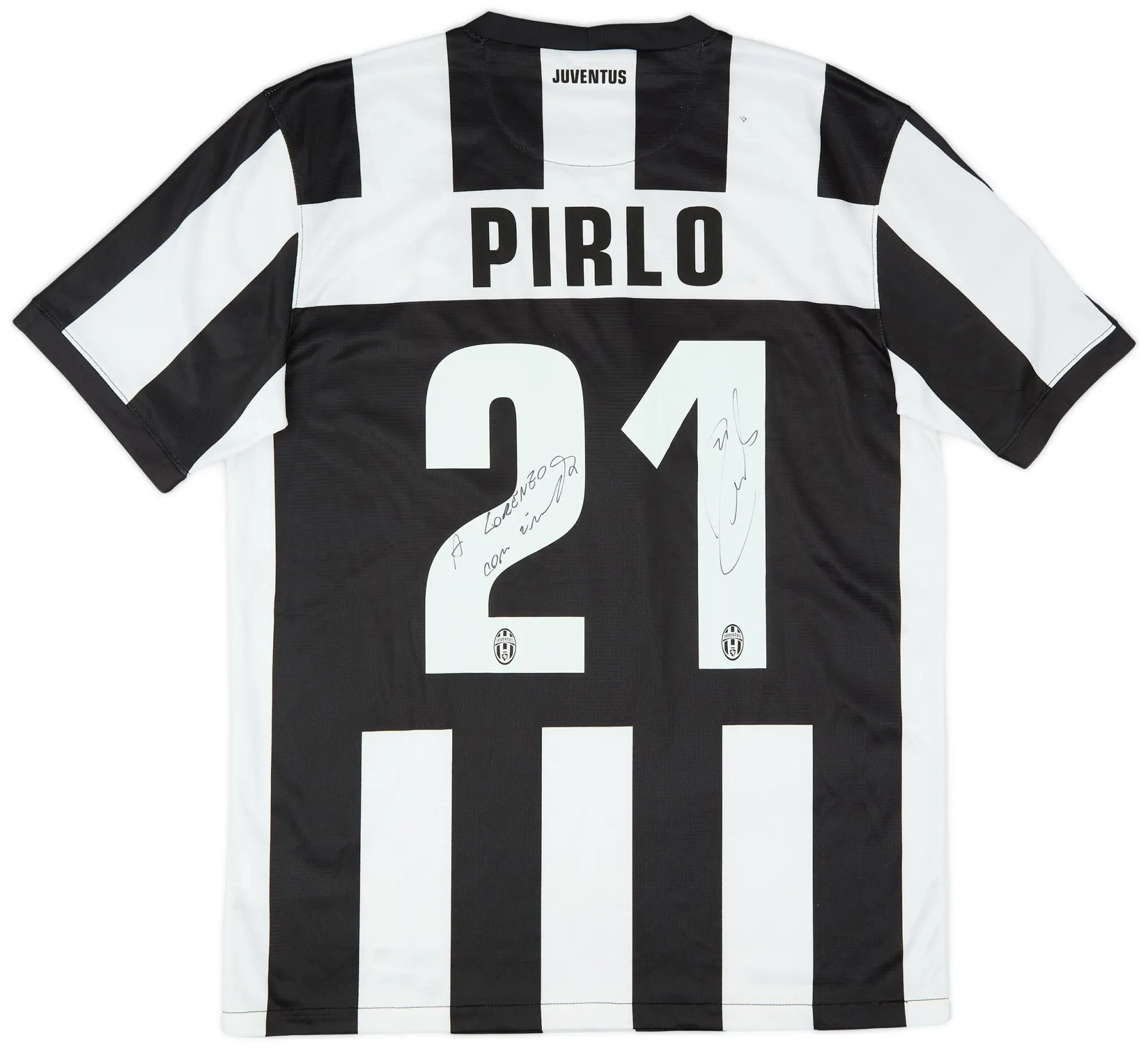 Nike 2012-13 Juventus Signed Home Shirt Pirlo #21 - 6/10 - (L)