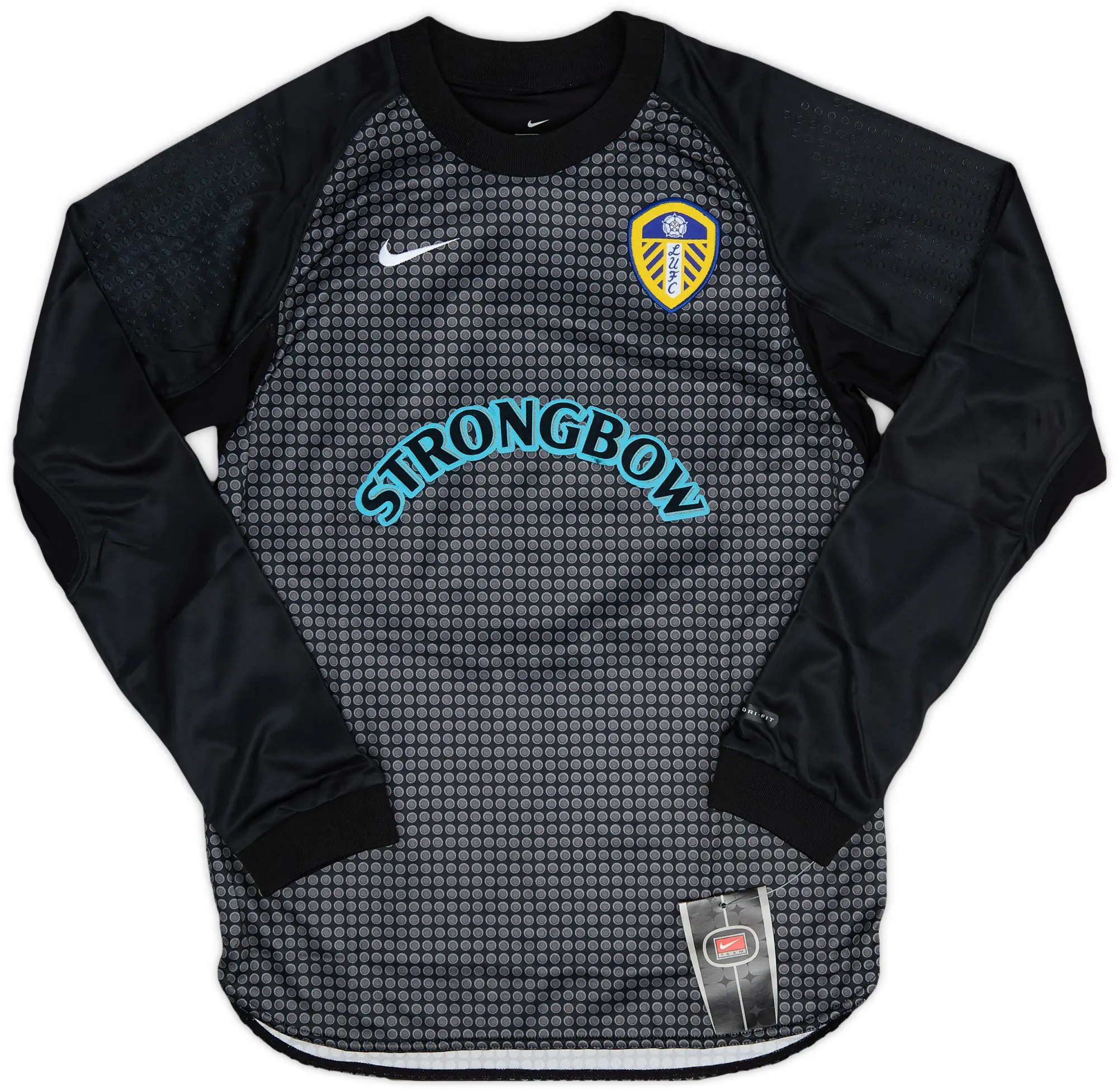 Nike Leeds United Boys LS Goalkeeper Home Shirt 2000/01