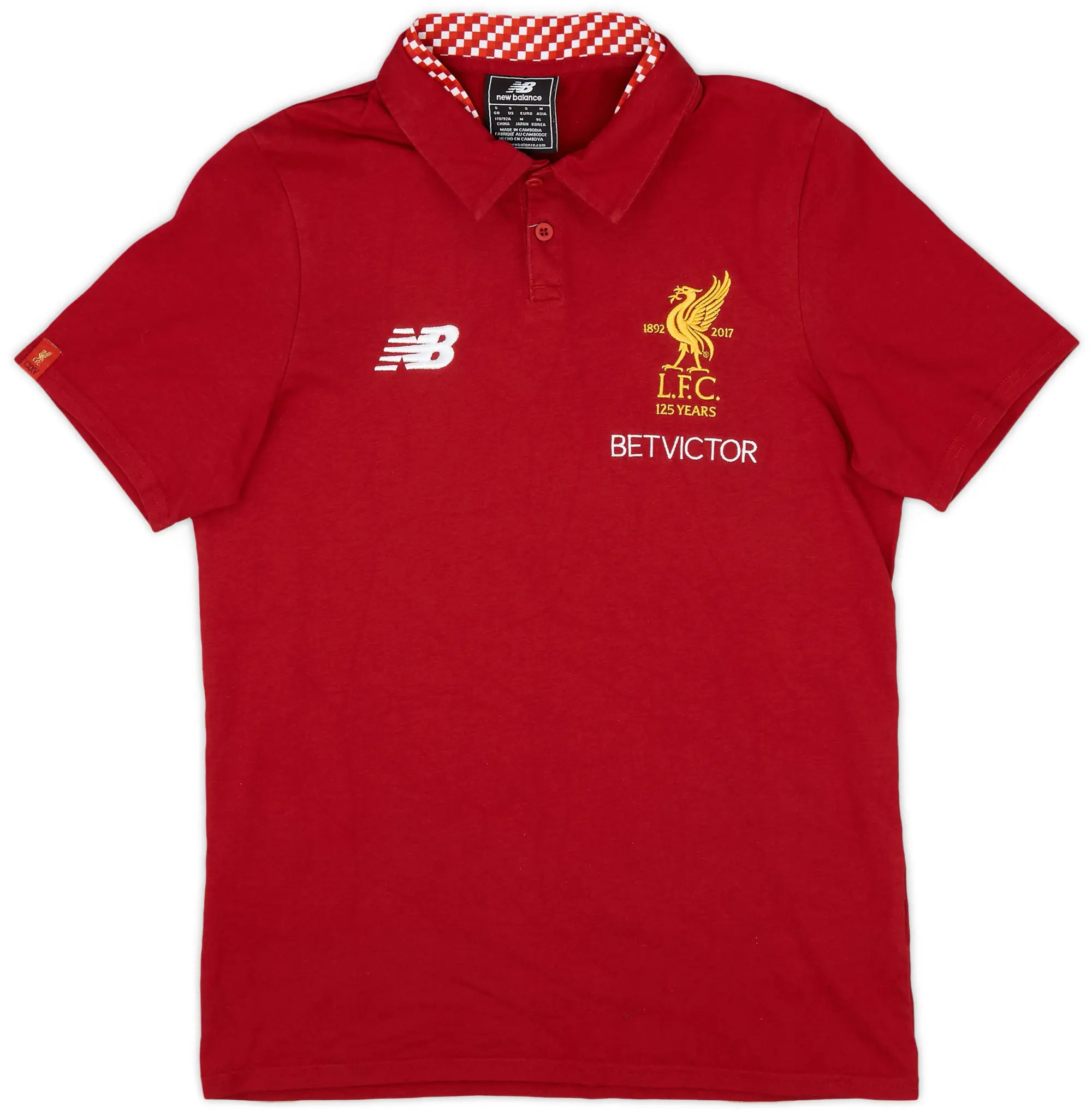 2017-18 Liverpool New Balance Polo Shirt - 8/10 - (S)