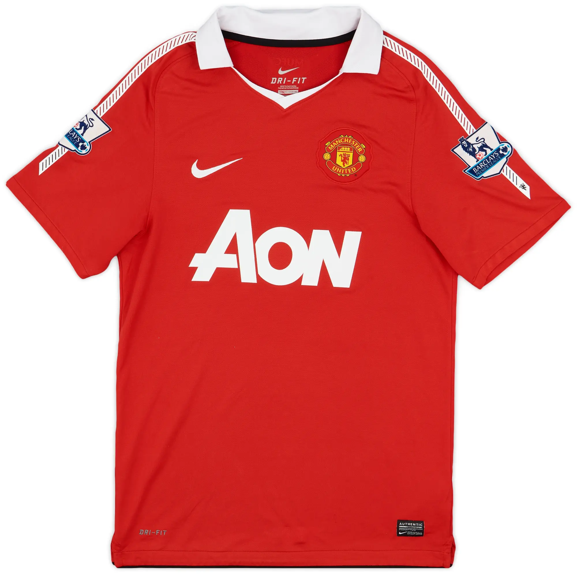 Nike 2010-11 Manchester United Home Shirt Rooney #10 - 7/10 - (S)