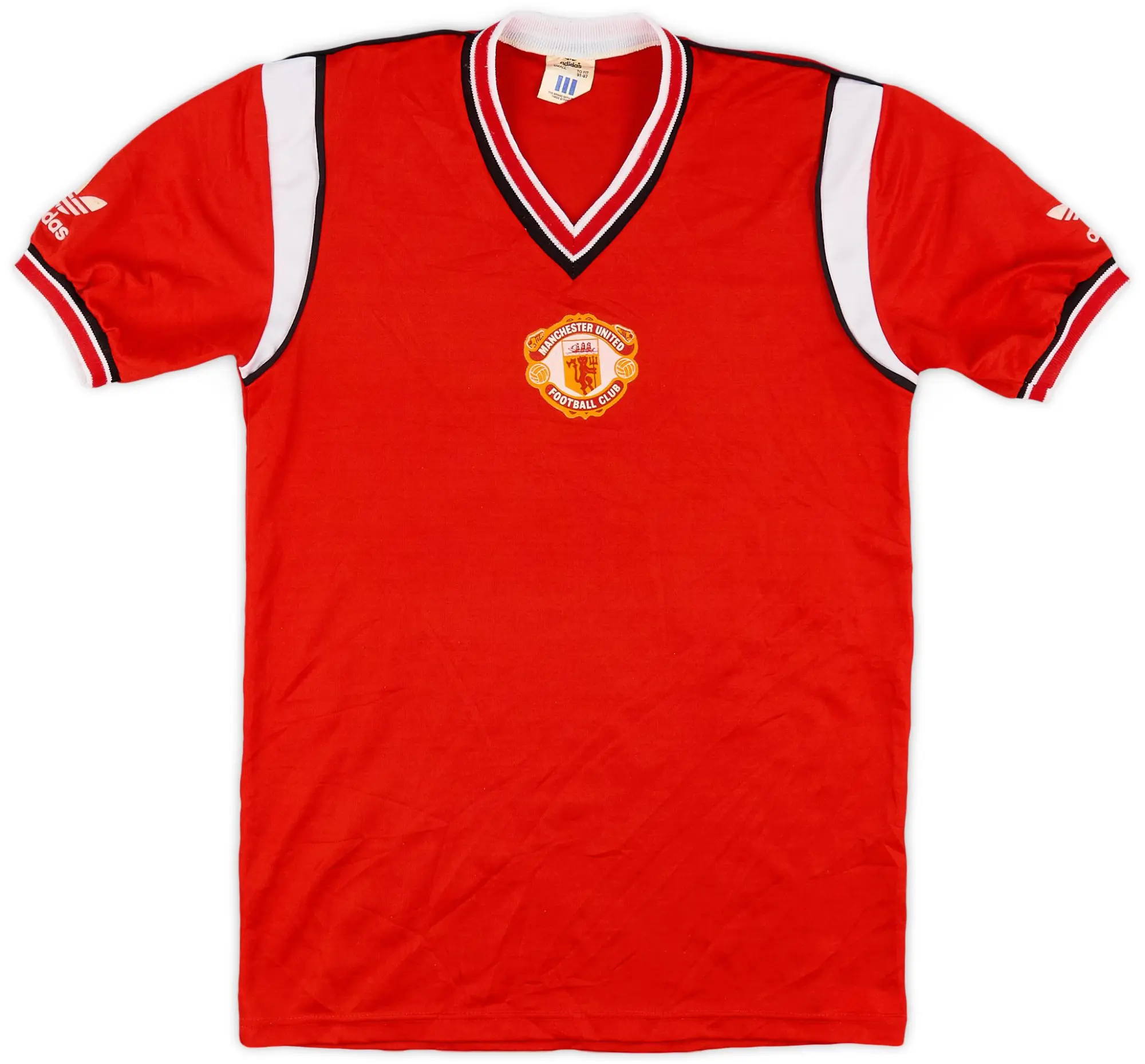 adidas 1984-86 Manchester United Home Shirt - 8/10 - (S)