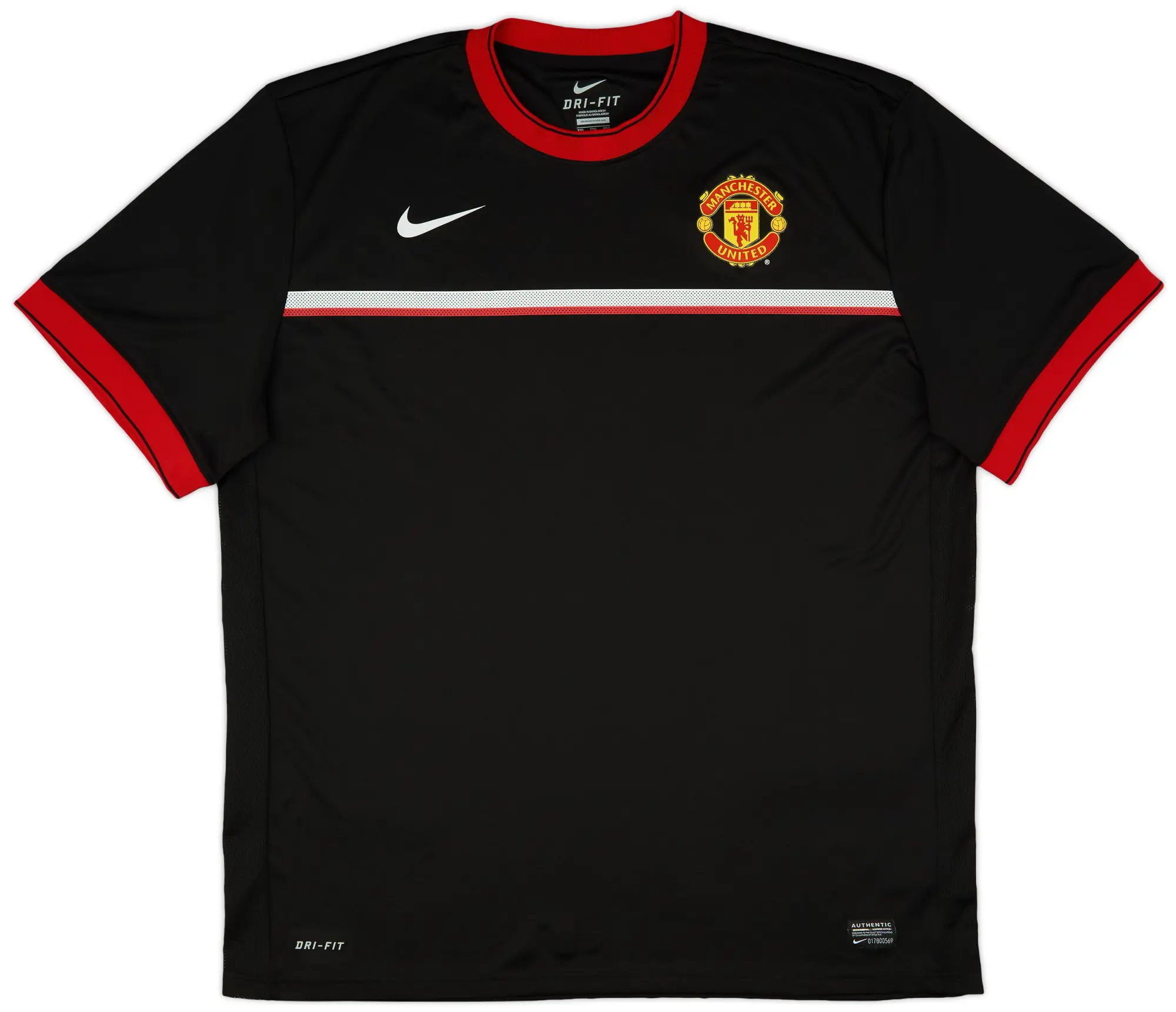 2011-12 Manchester United Nike Training Shirt - 9/10 - (S)