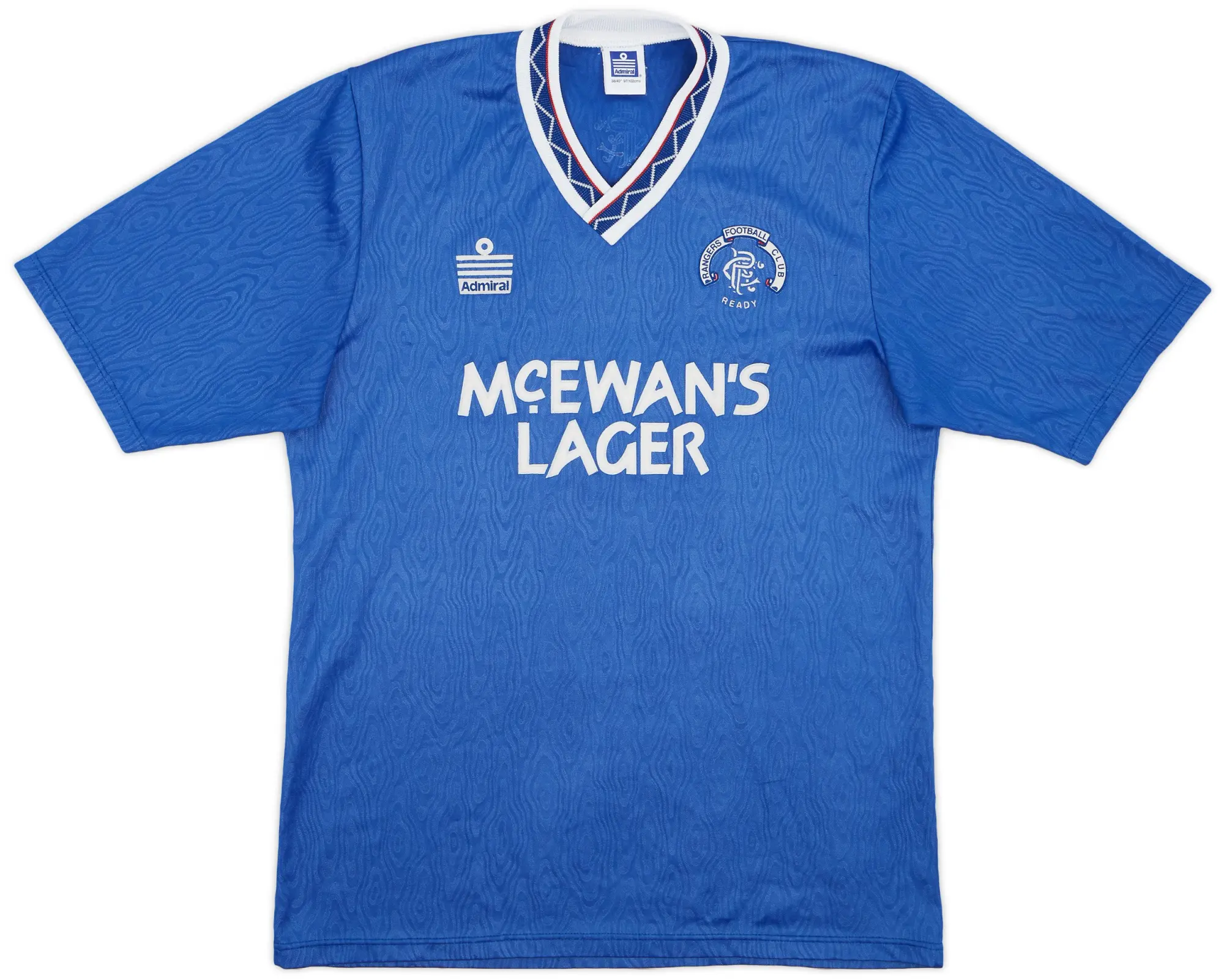 Admiral 1990-92 Rangers Home Shirt - 8/10 - (M)