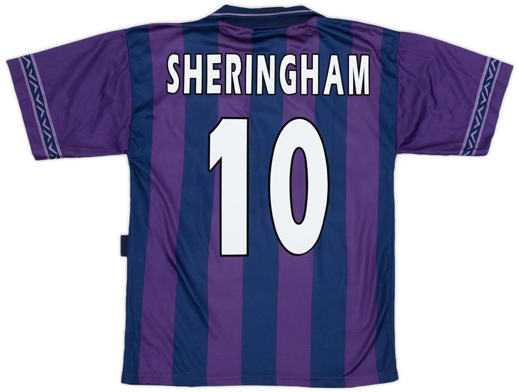 1995-97 Tottenham Away Shirt Sheringham #10 - 6/10 - (M)