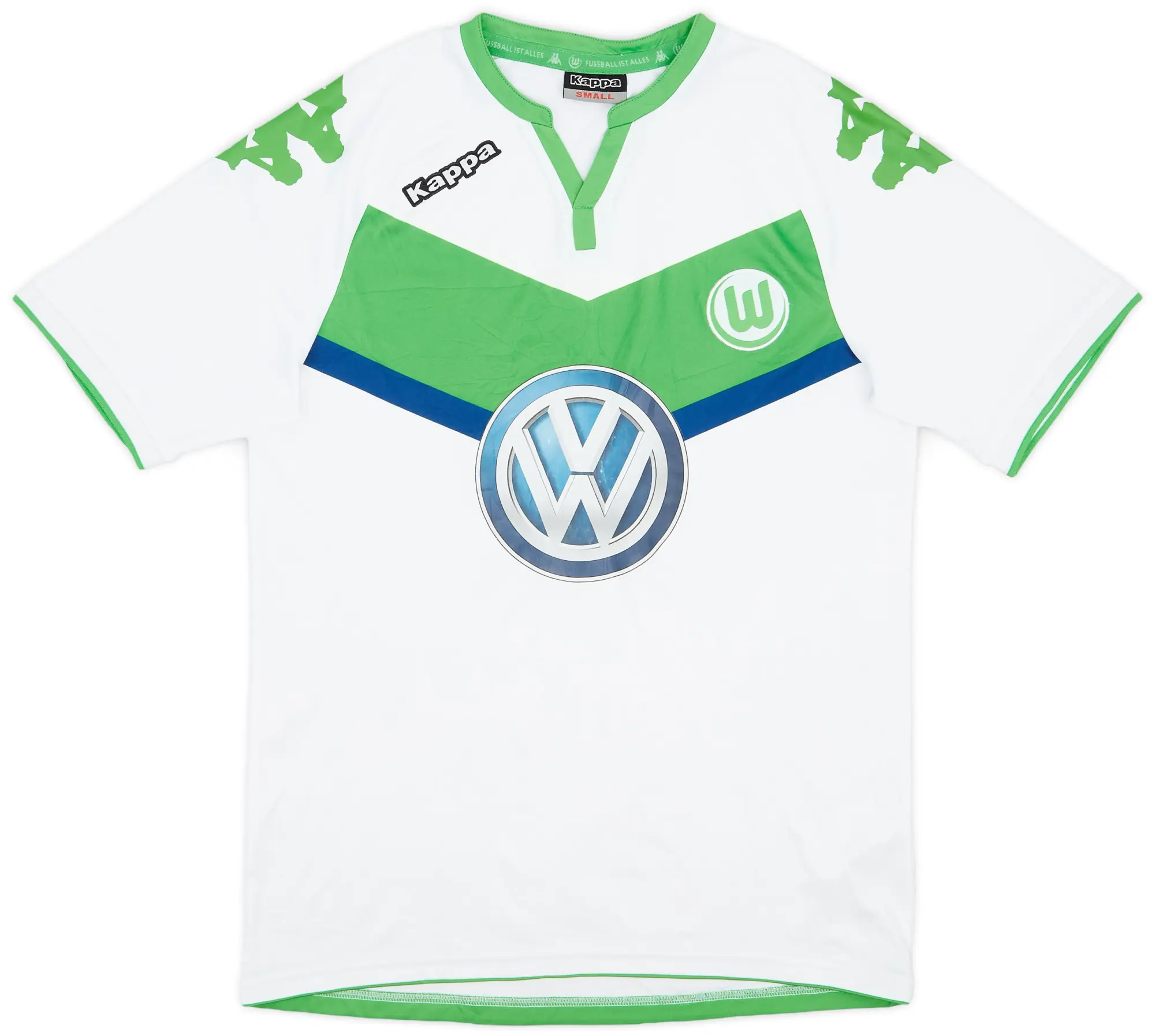 Kappa 2015-16 Wolfsburg Home Shirt - 8/10 - (S)