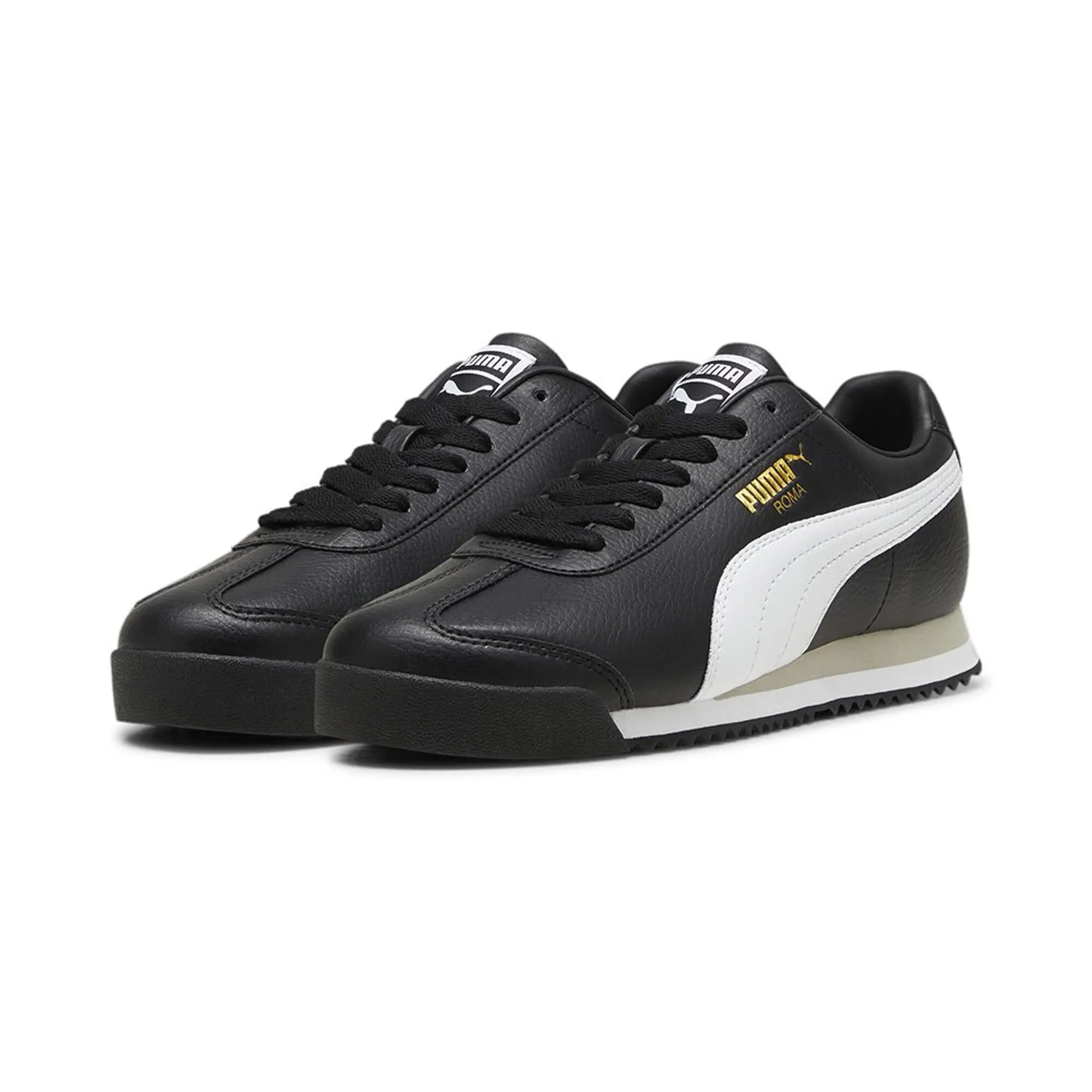 Roma 24 Standard Puma Black-Puma White-Smokey Gray - ['Black']