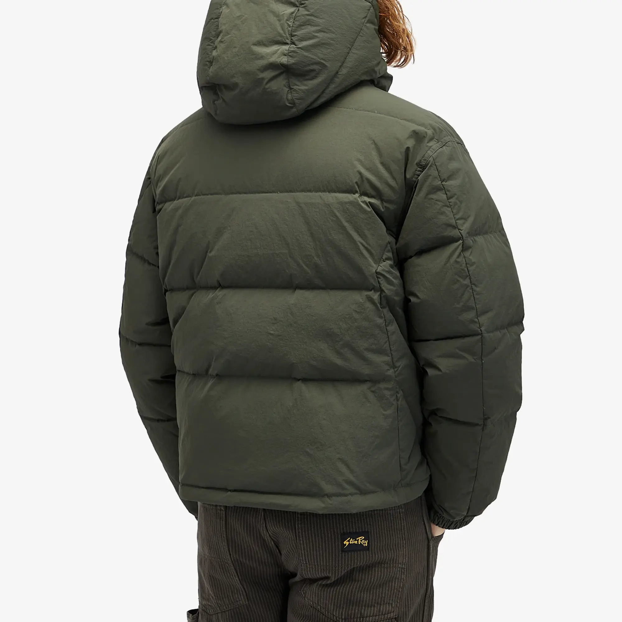 FrizmWORKS Men's Down Parka Jacket Dark Green