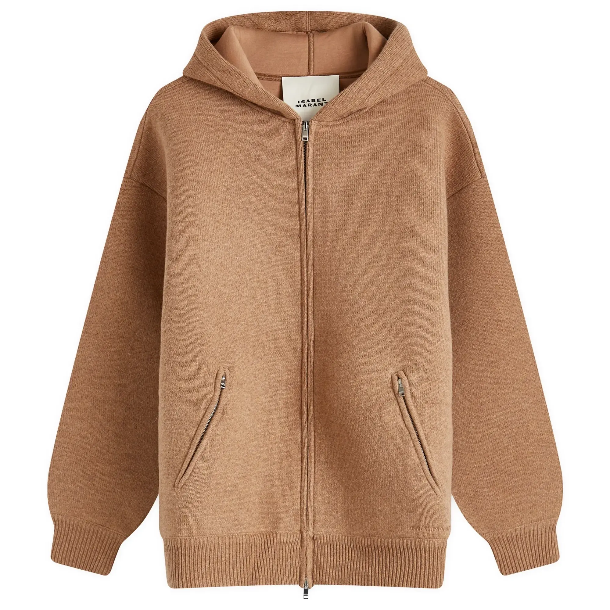 Isabel Marant Women's Lanny Hooded Zip Jacket Camel