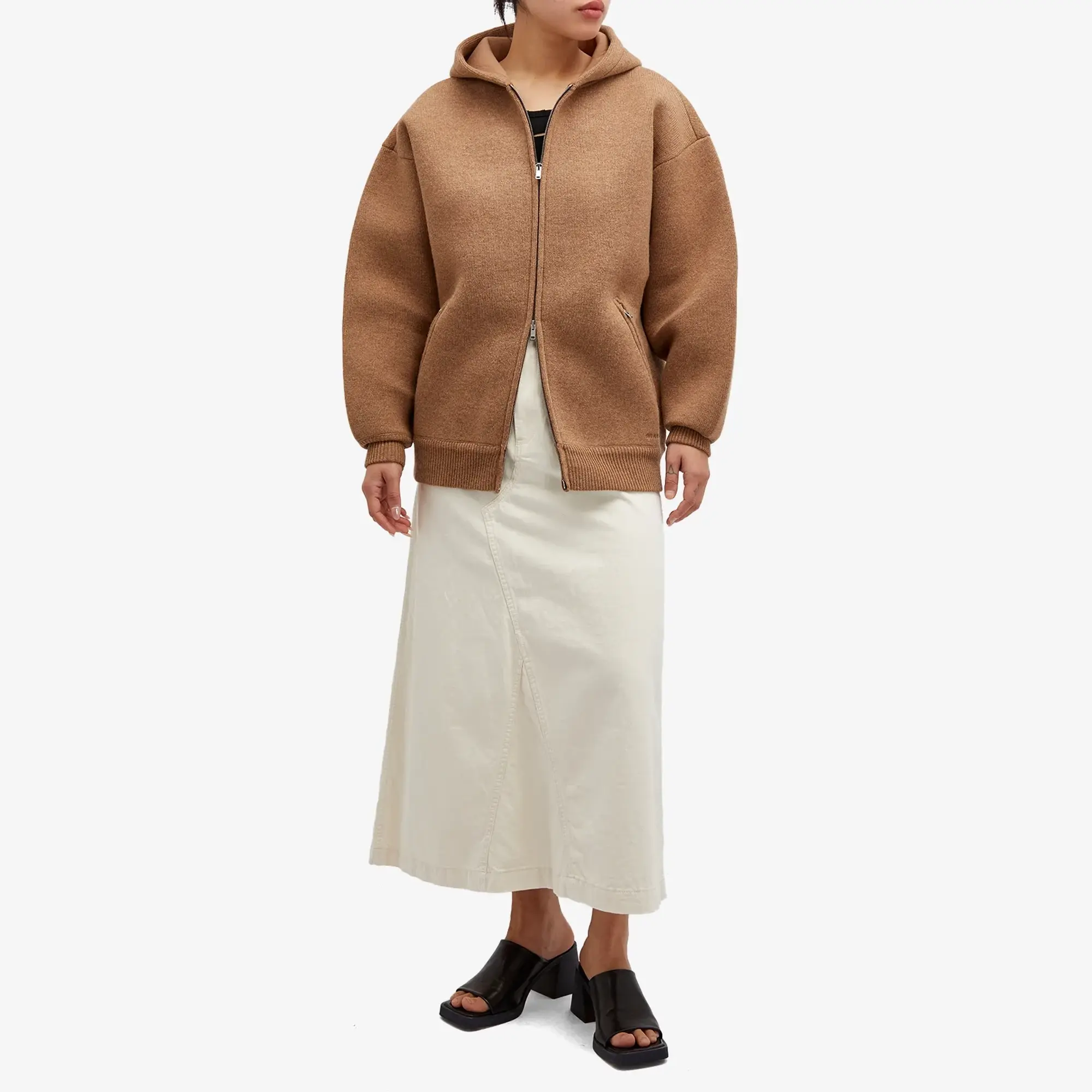 Isabel Marant Women's Lanny Hooded Zip Jacket Camel