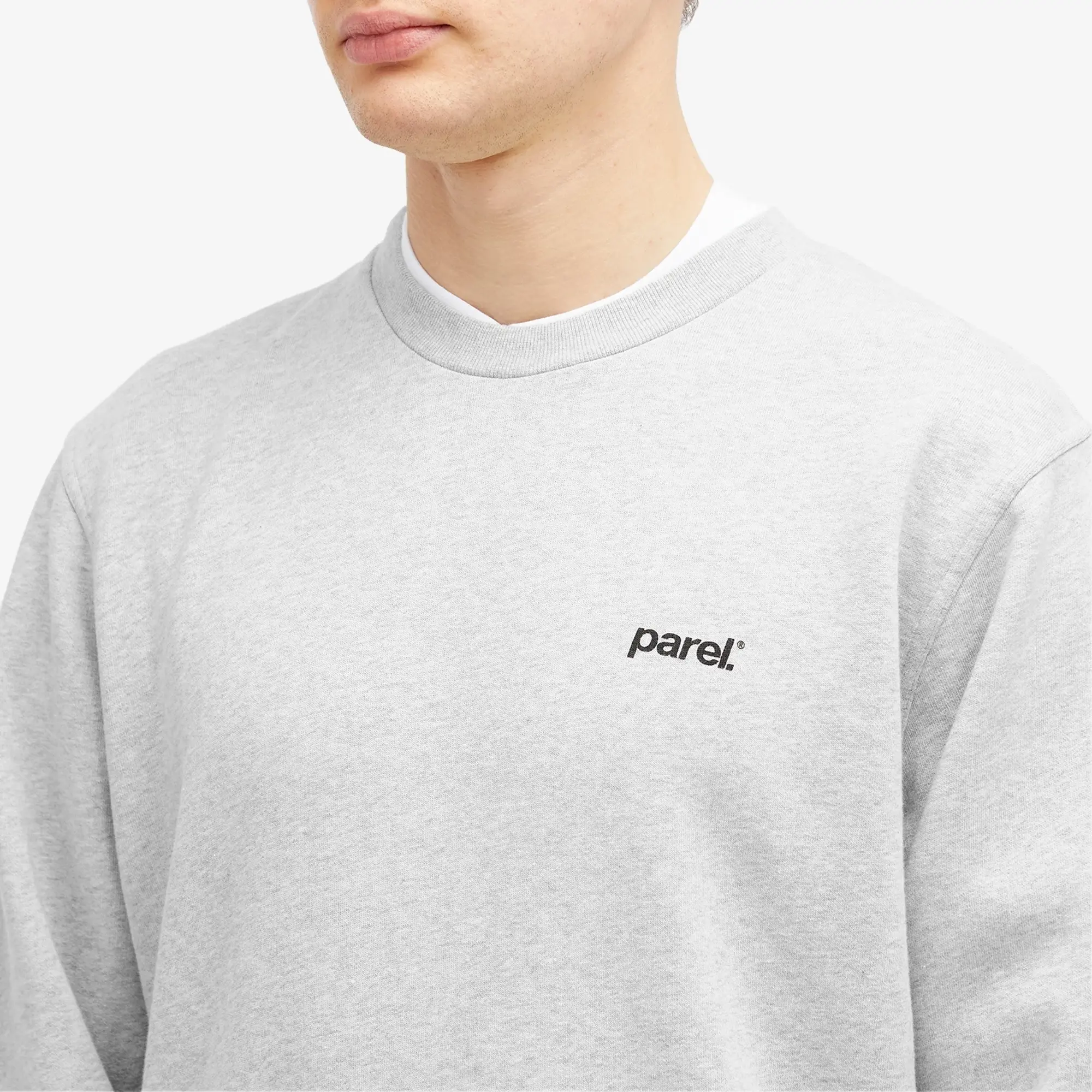 Parel Studios Men's BP Logo Crewneck Sweatshirt Grey