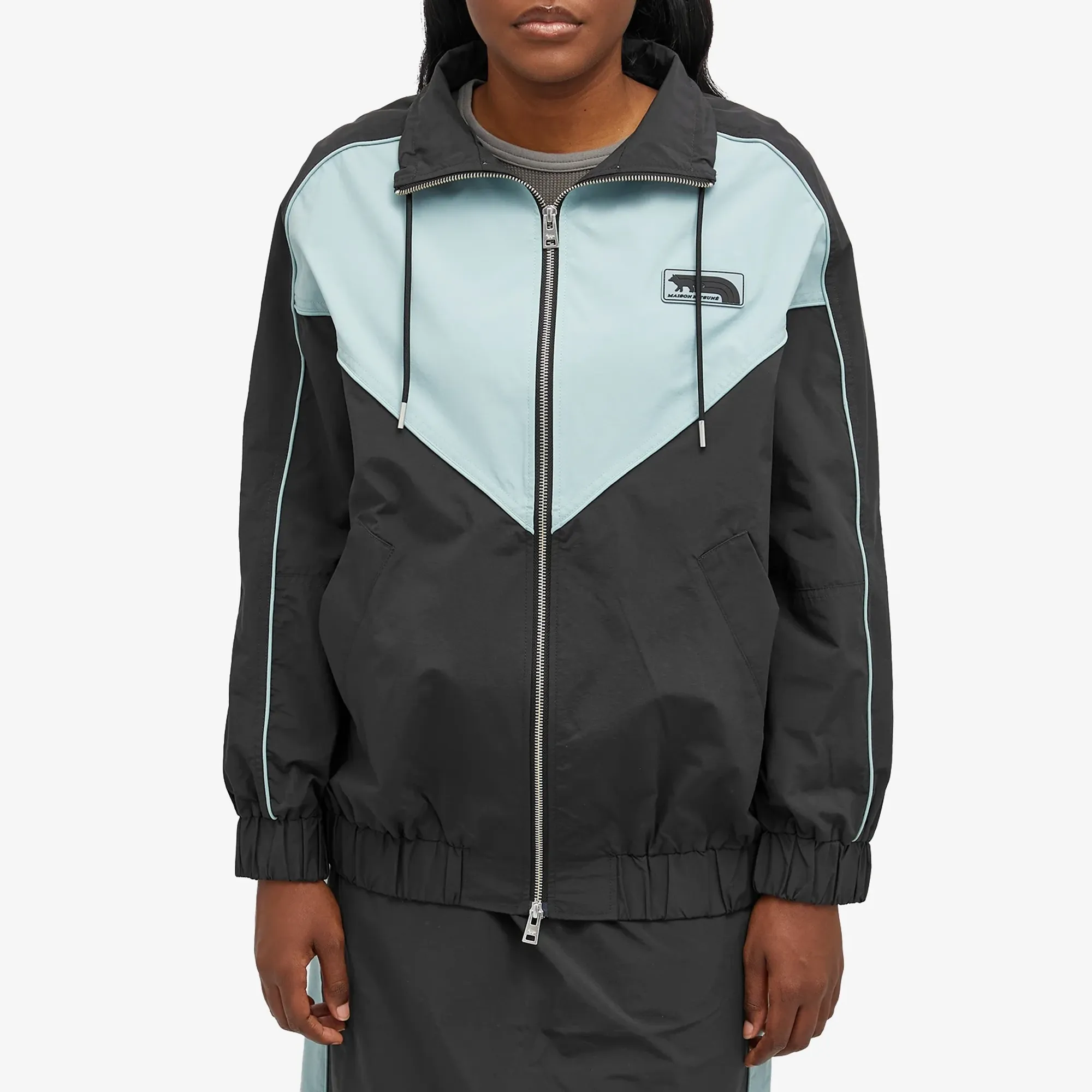 Maison Kitsuné Maison Kitsune Flash Fox Light Jacket Black
